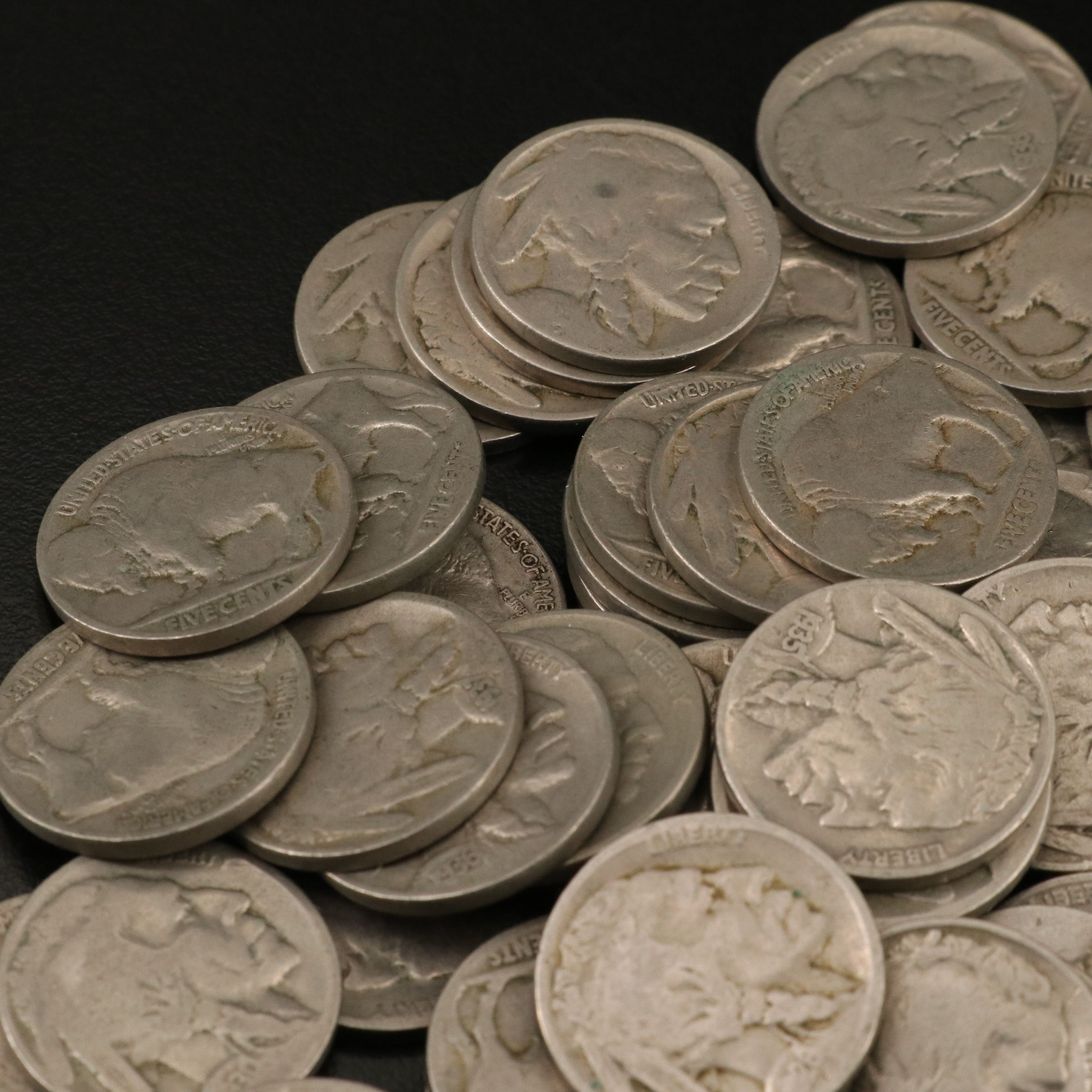 100 Buffalo Nickels and 20 Liberty Head "V" Nickels
