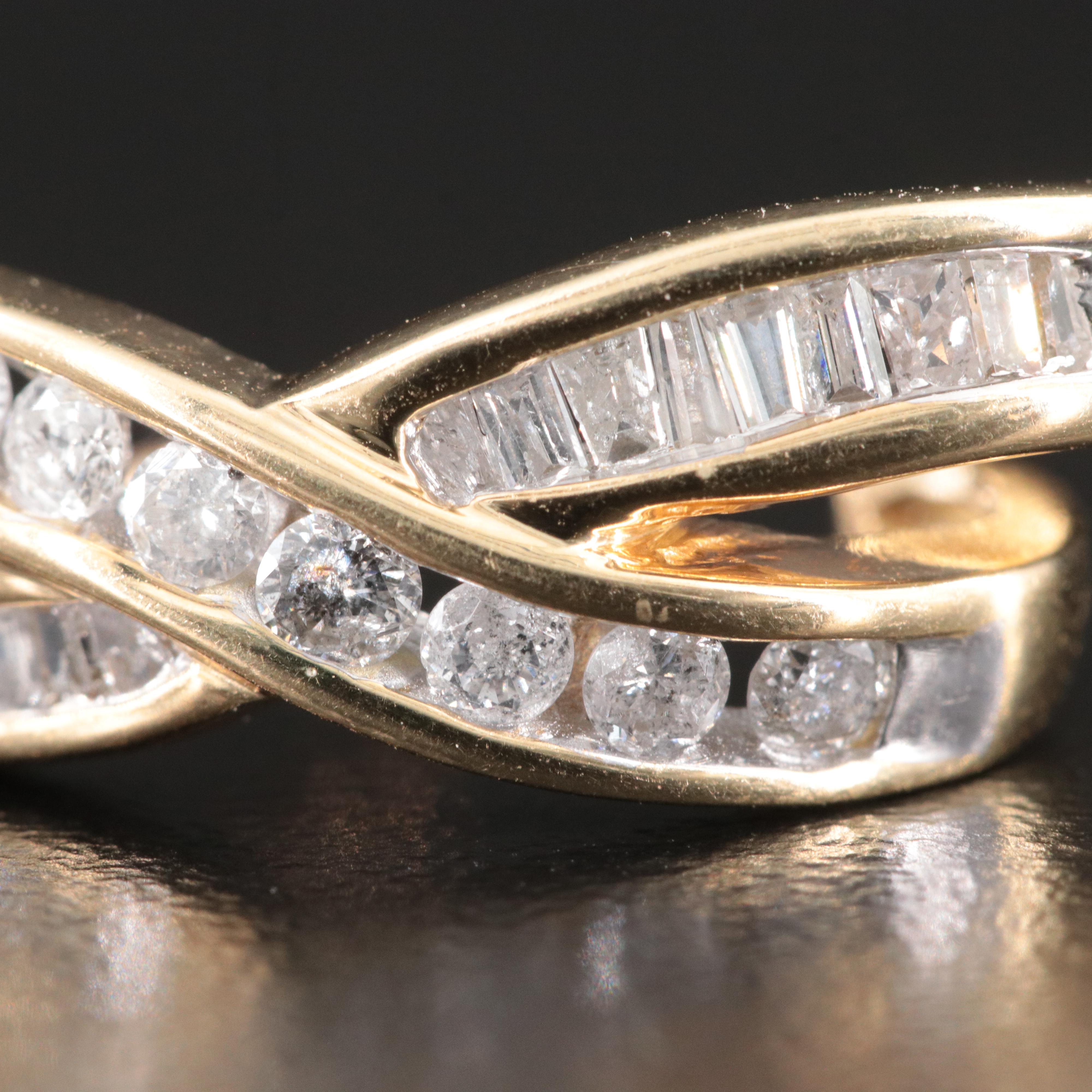 10K 0.68 CTW Diamond Earrings