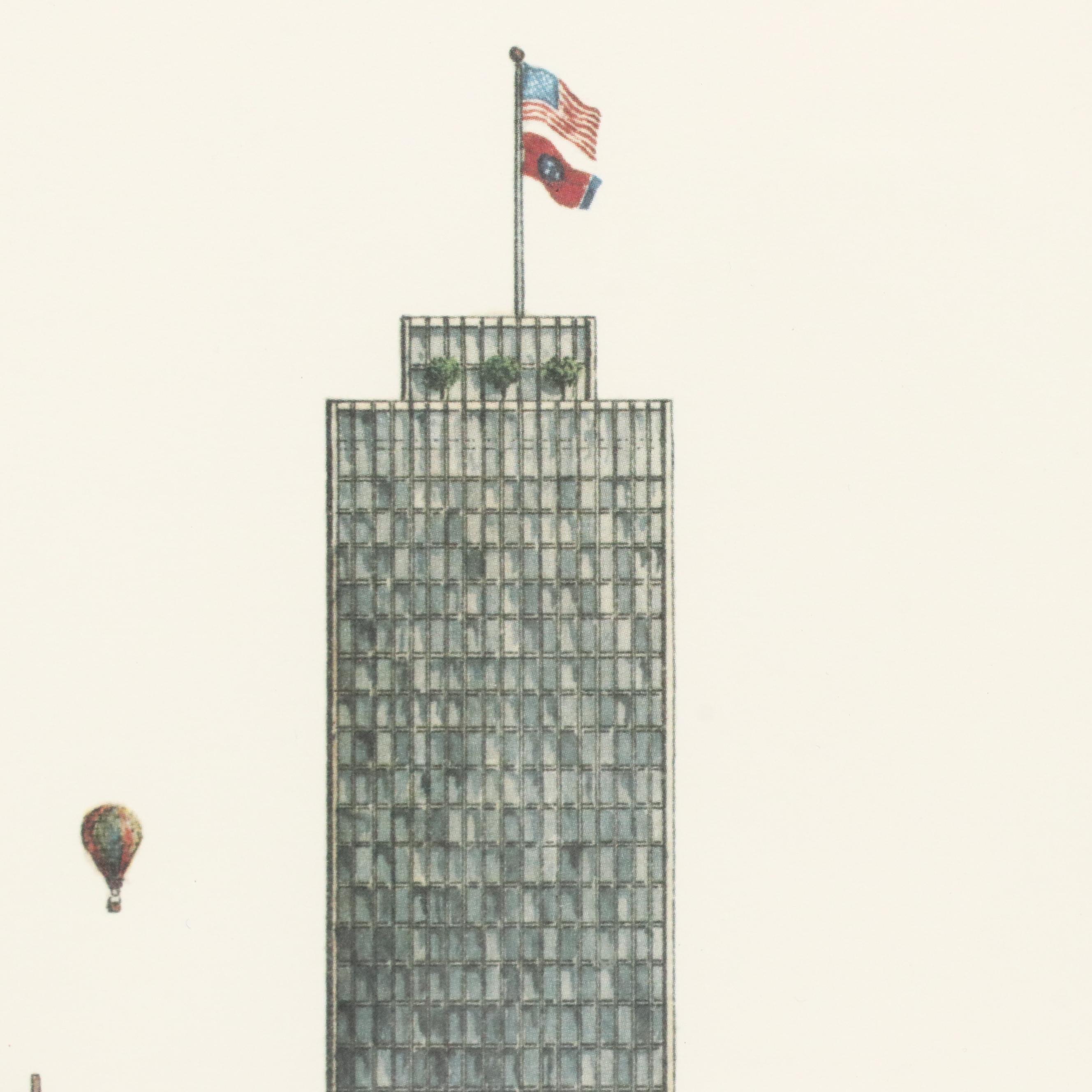 Phil Ponder Offset Lithograph "Bicentennial," 1996