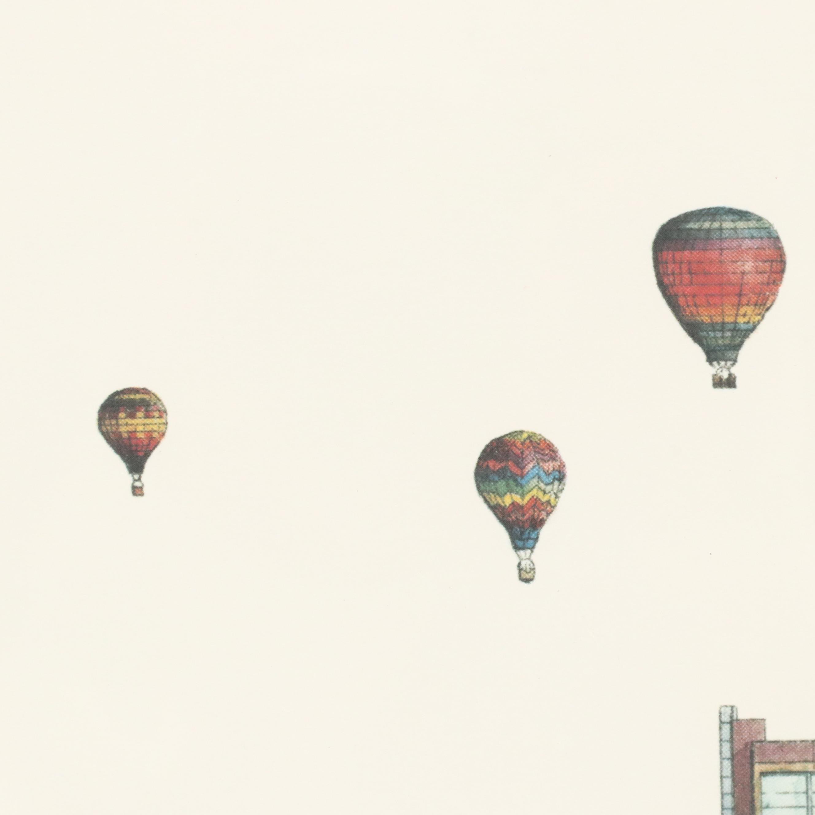 Phil Ponder Offset Lithograph "Bicentennial," 1996