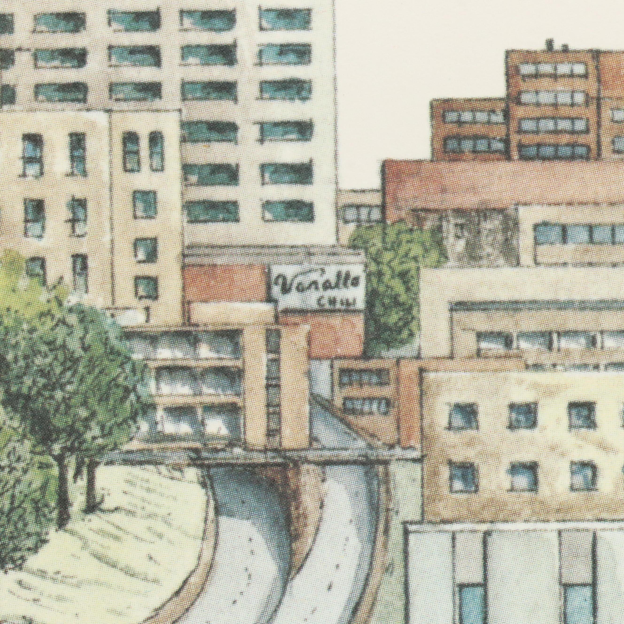 Phil Ponder Offset Lithograph "Bicentennial," 1996