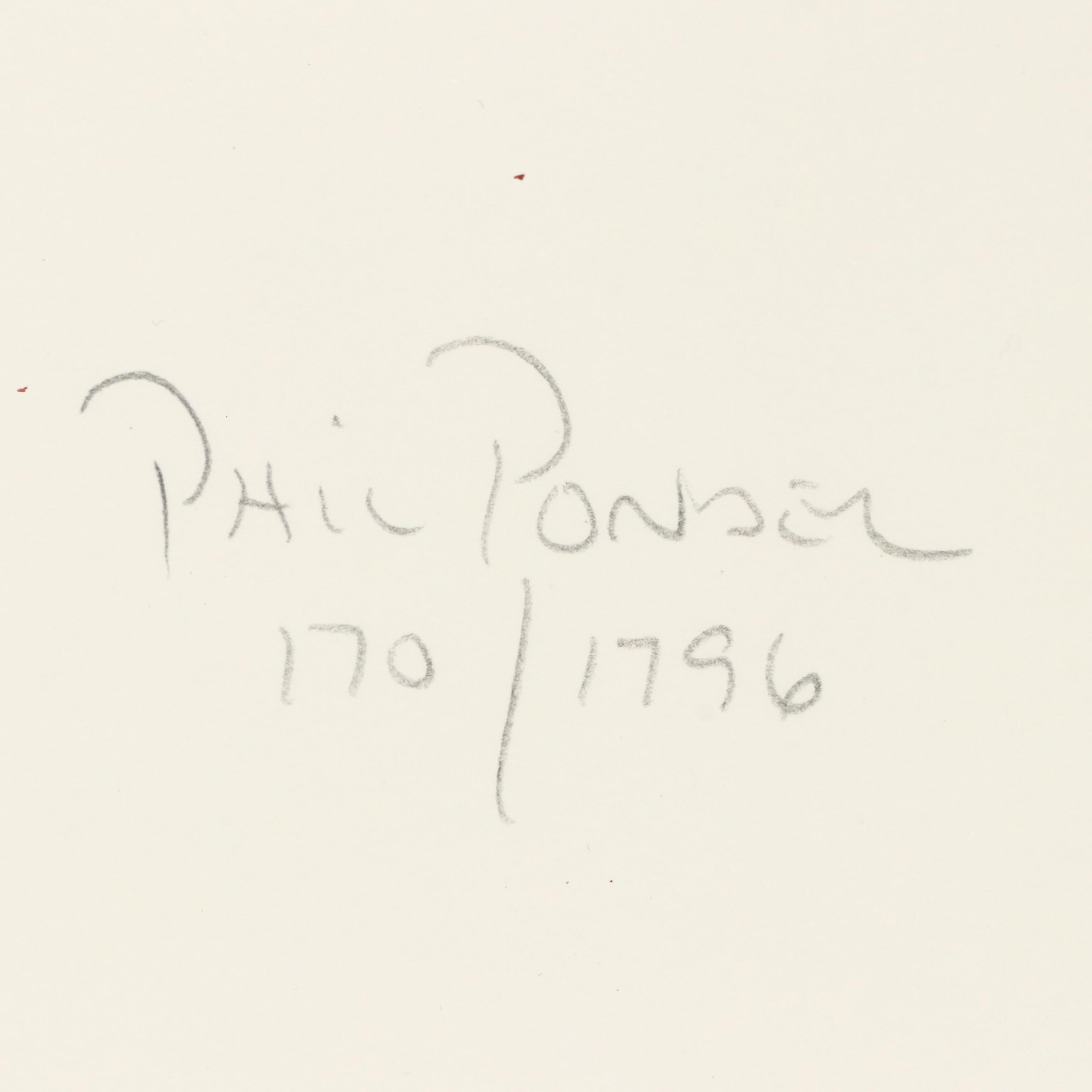 Phil Ponder Offset Lithograph "Bicentennial," 1996