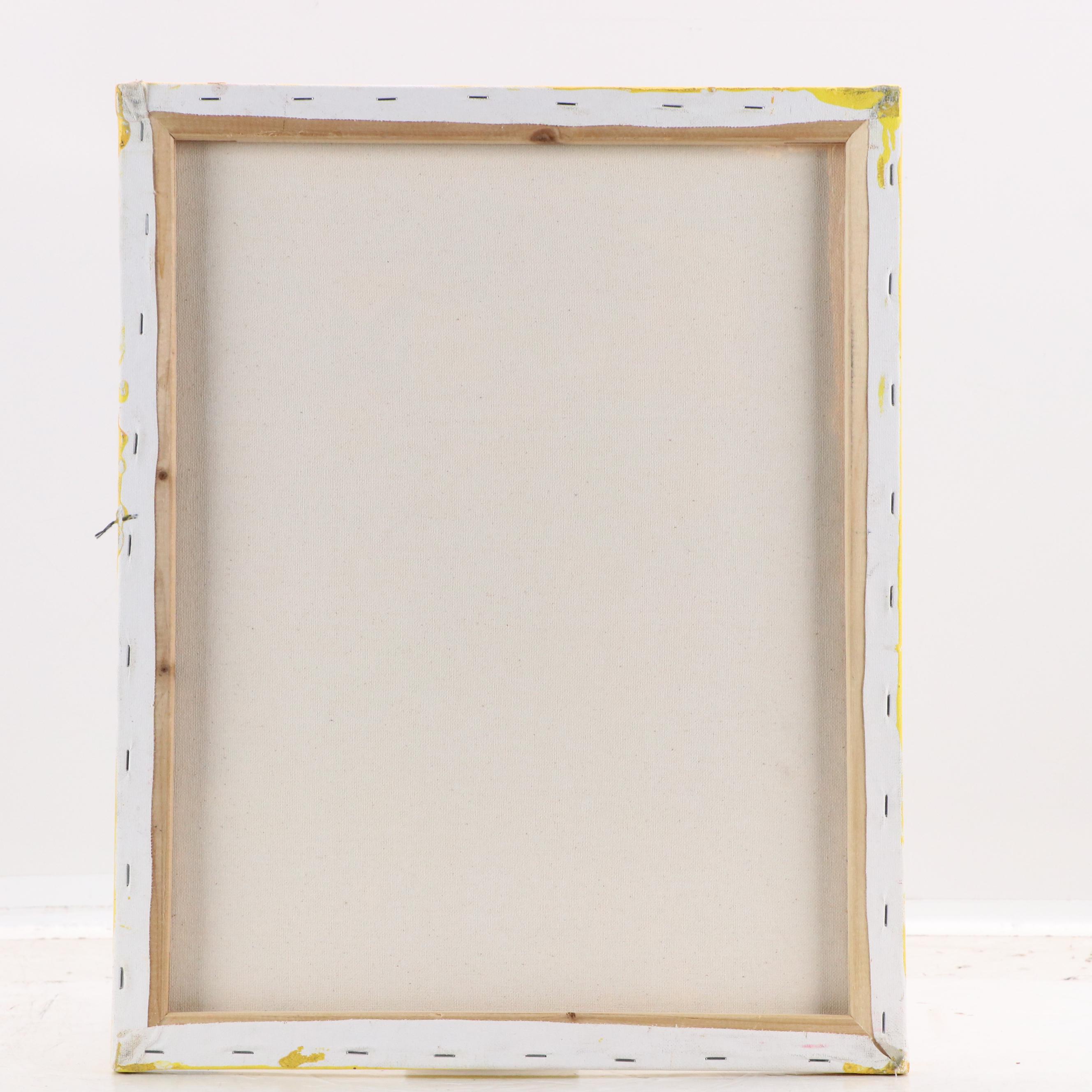 Abiola Idowu Modern Mixed Media Painting, Circa 2020