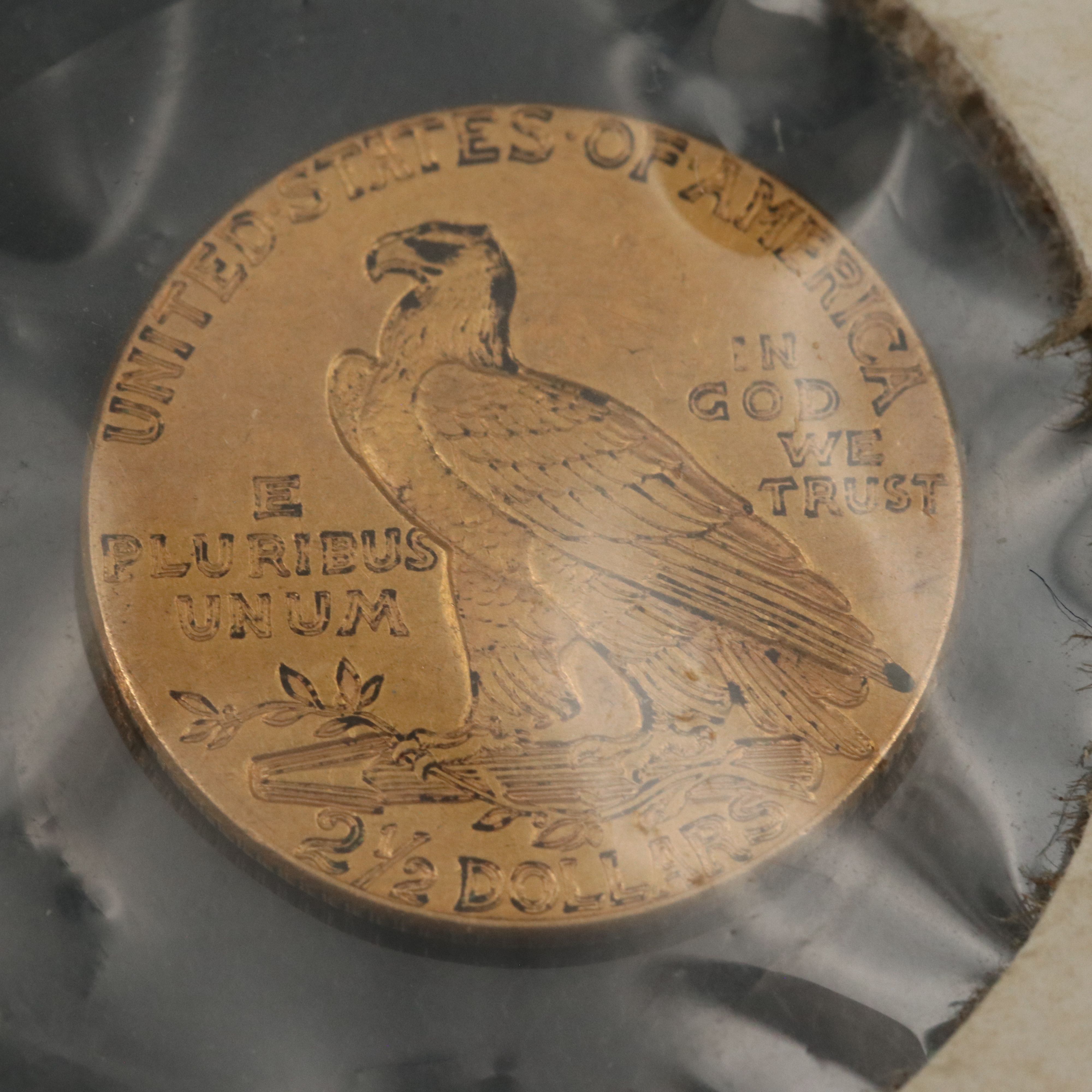 1927 Indian Head $2.50 Gold Quarter Eagle Coin