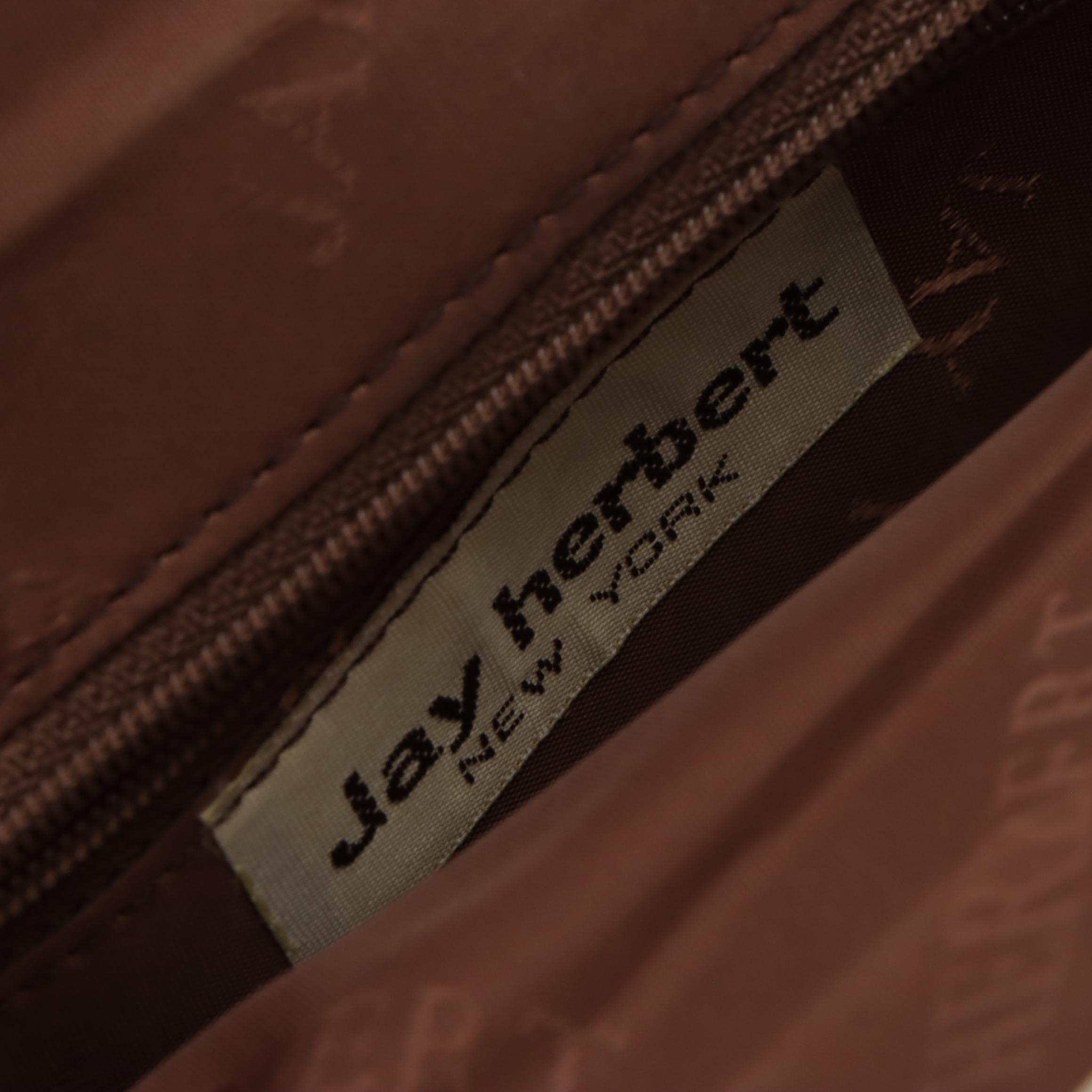 Talbots Brown Leather & White Ribbed Front Flap Crossbody and Other Evening Bags