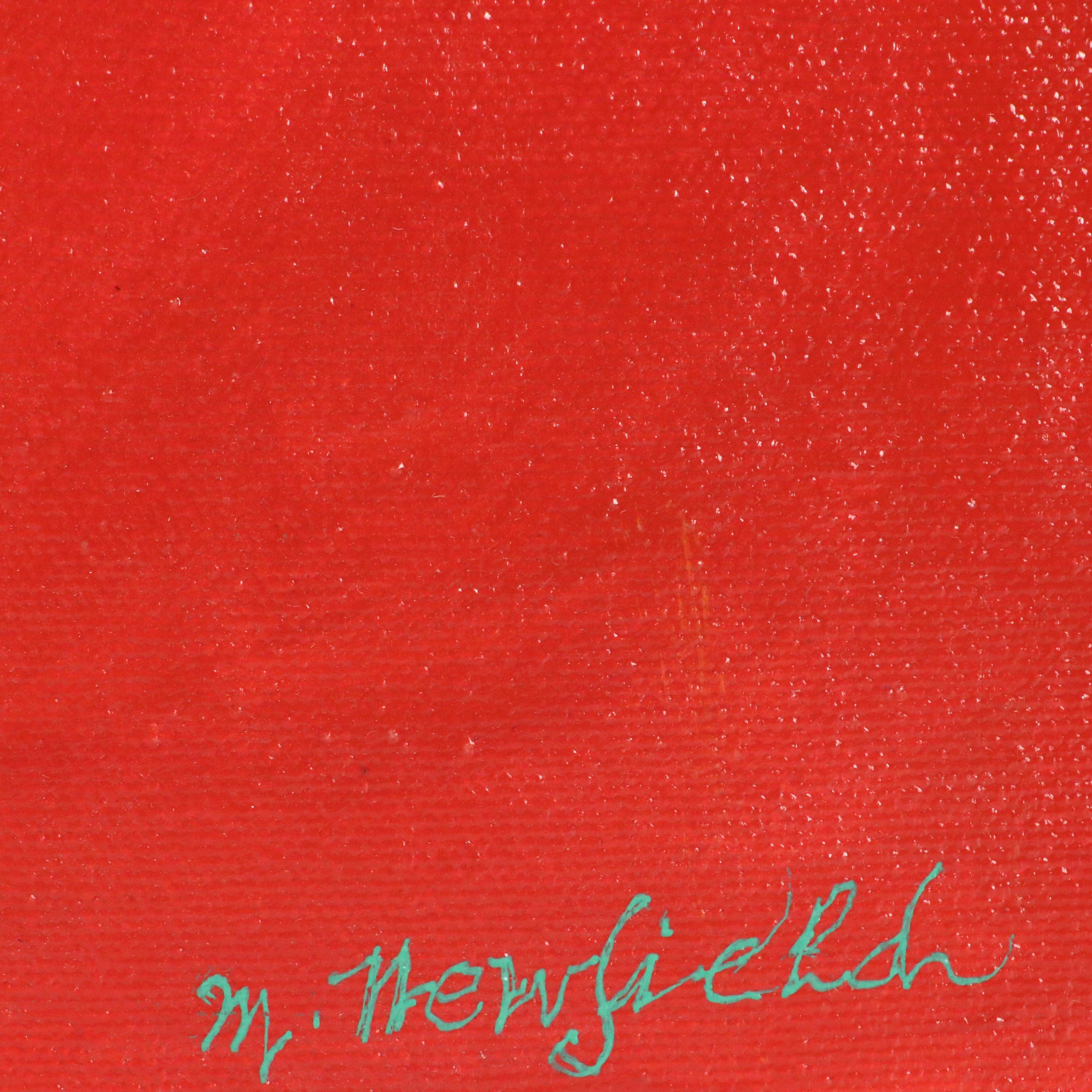 Martha Newfield Vibrant Modern Oil Painting, 21st Century