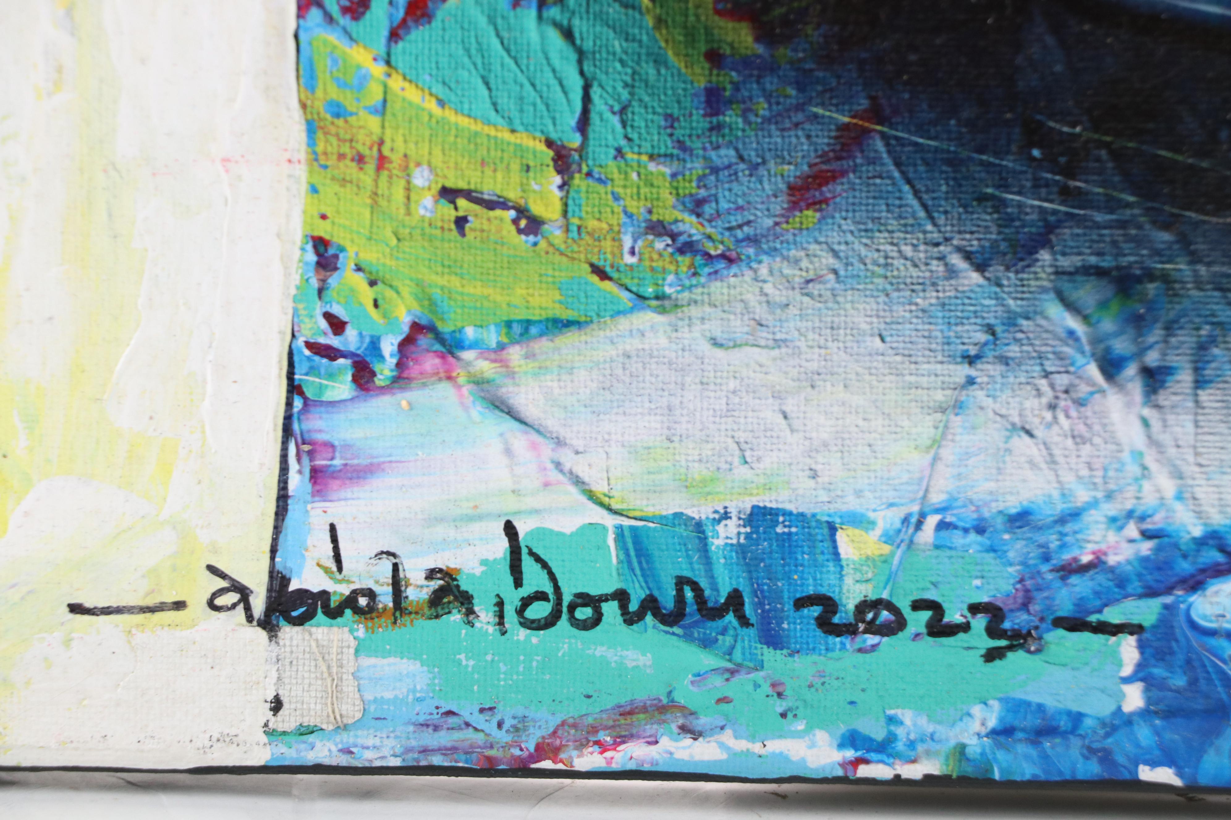 Abiola Idowu Acrylic Painting "Answer to All Problem," 2023