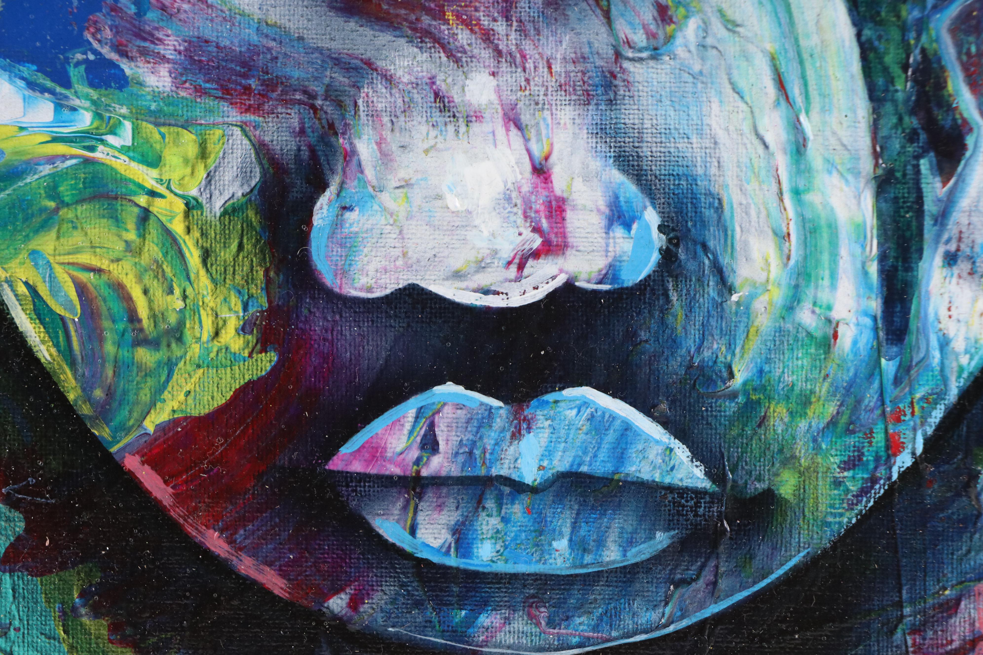 Abiola Idowu Acrylic Painting "Answer to All Problem," 2023