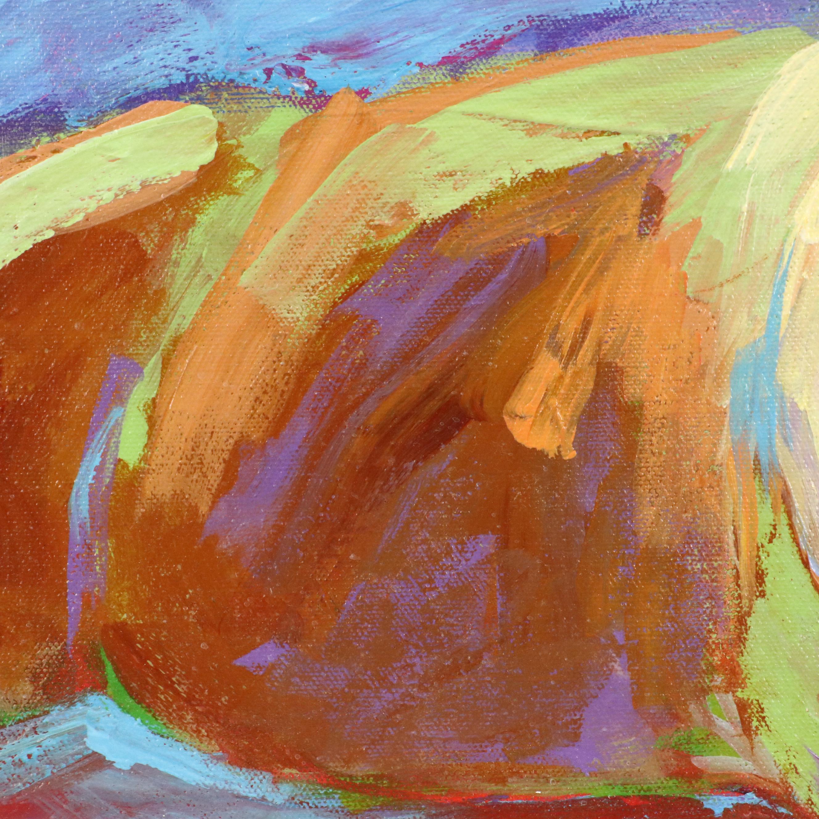 Martha Newfield Modern Oil Painting "Tubby," 21st Century