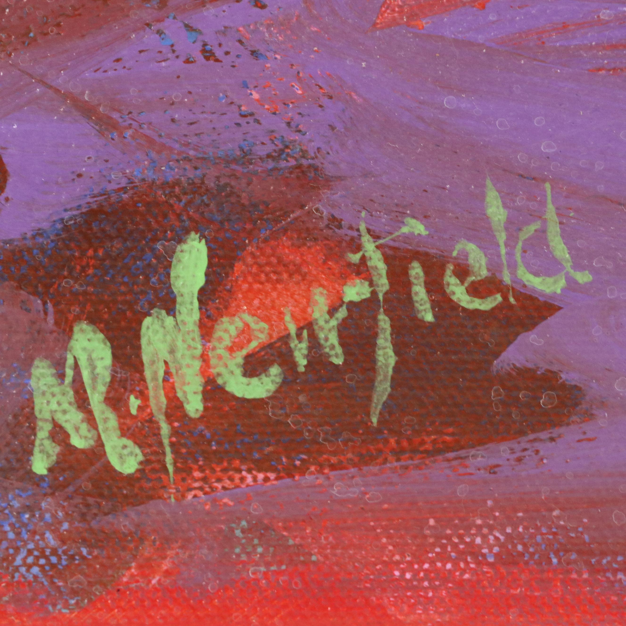 Martha Newfield Modern Oil Painting "Tubby," 21st Century