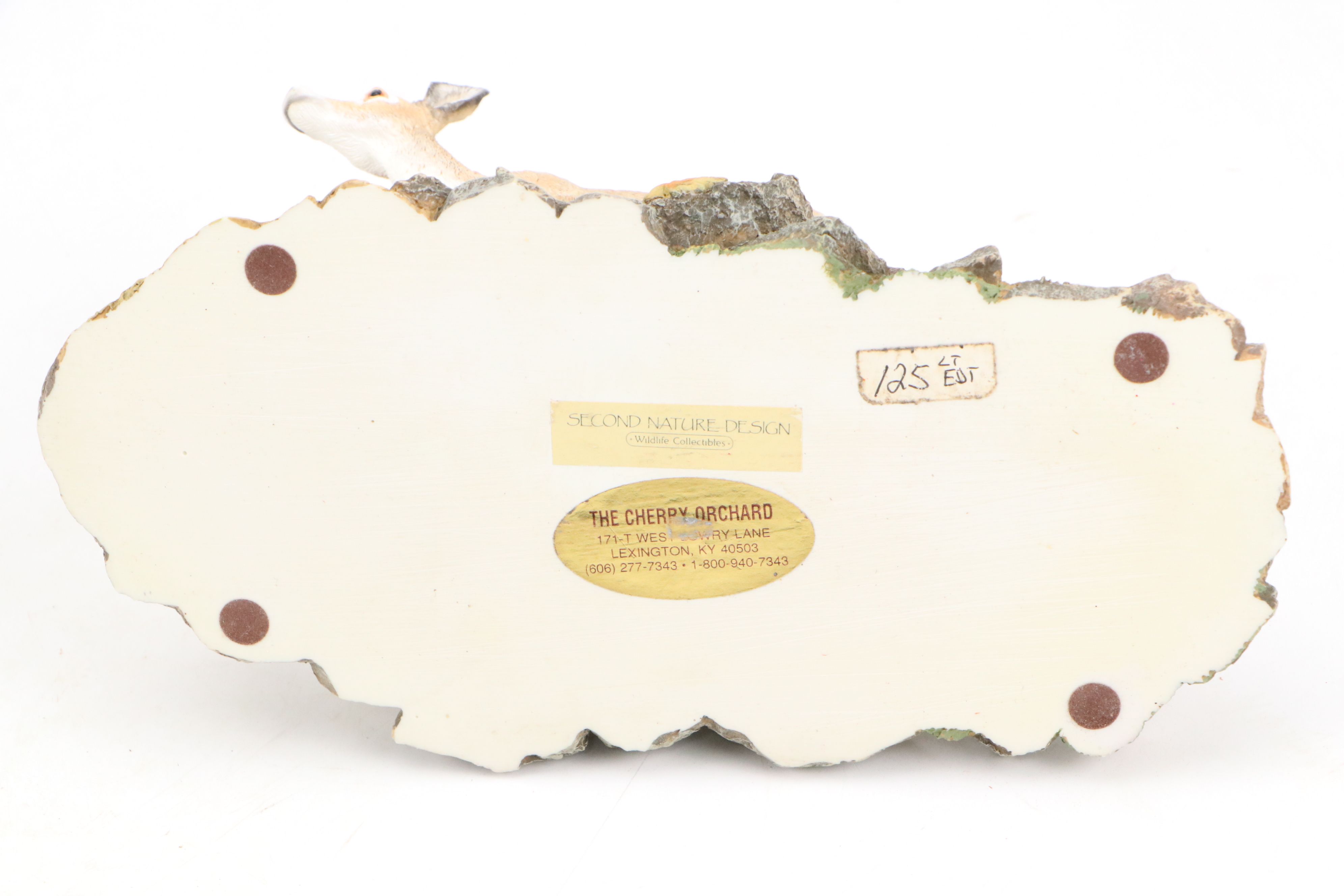 Second Nature Designs "Fall" Resin Deer Figurine with Other Décor