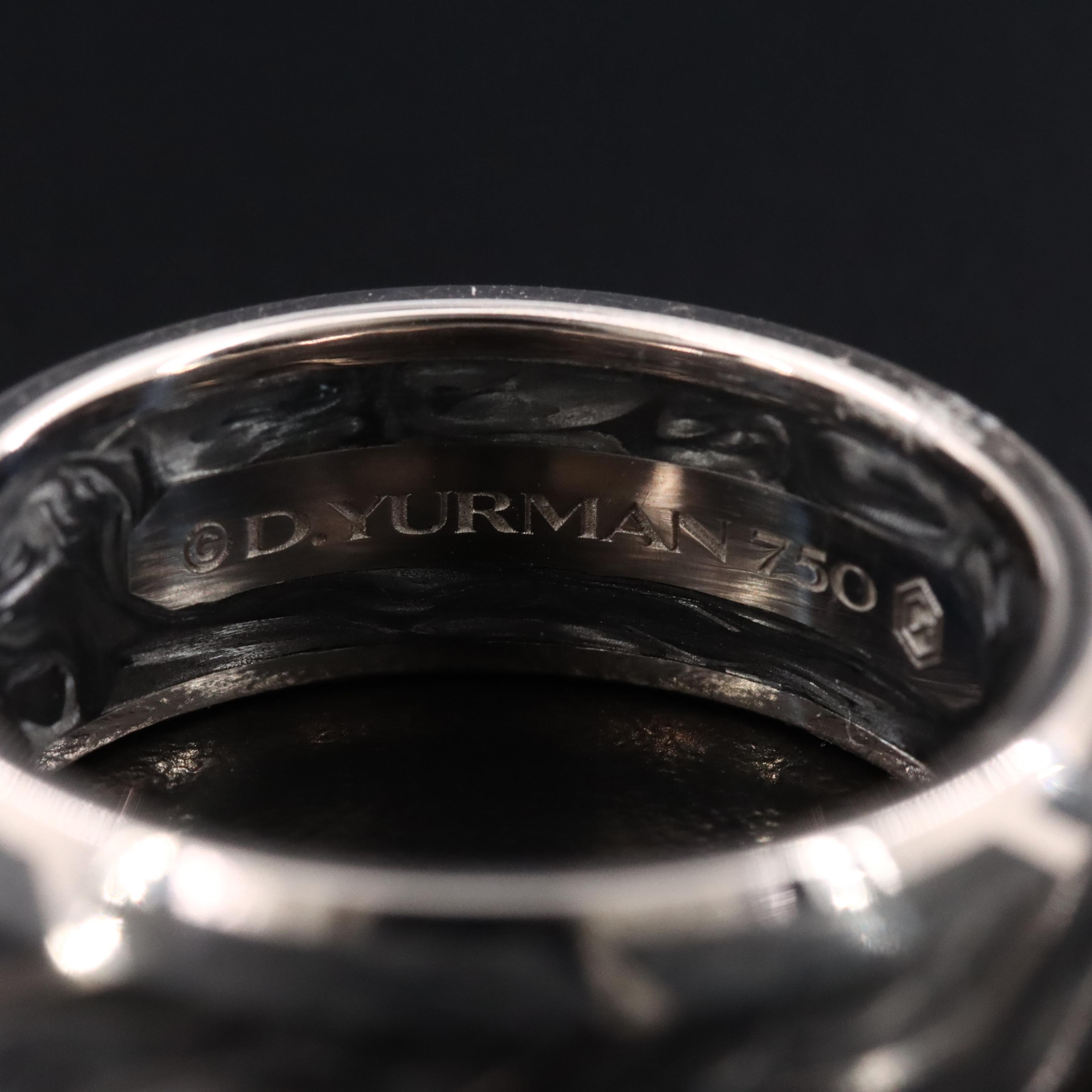 David Yurman 18K Forged Carbon Band