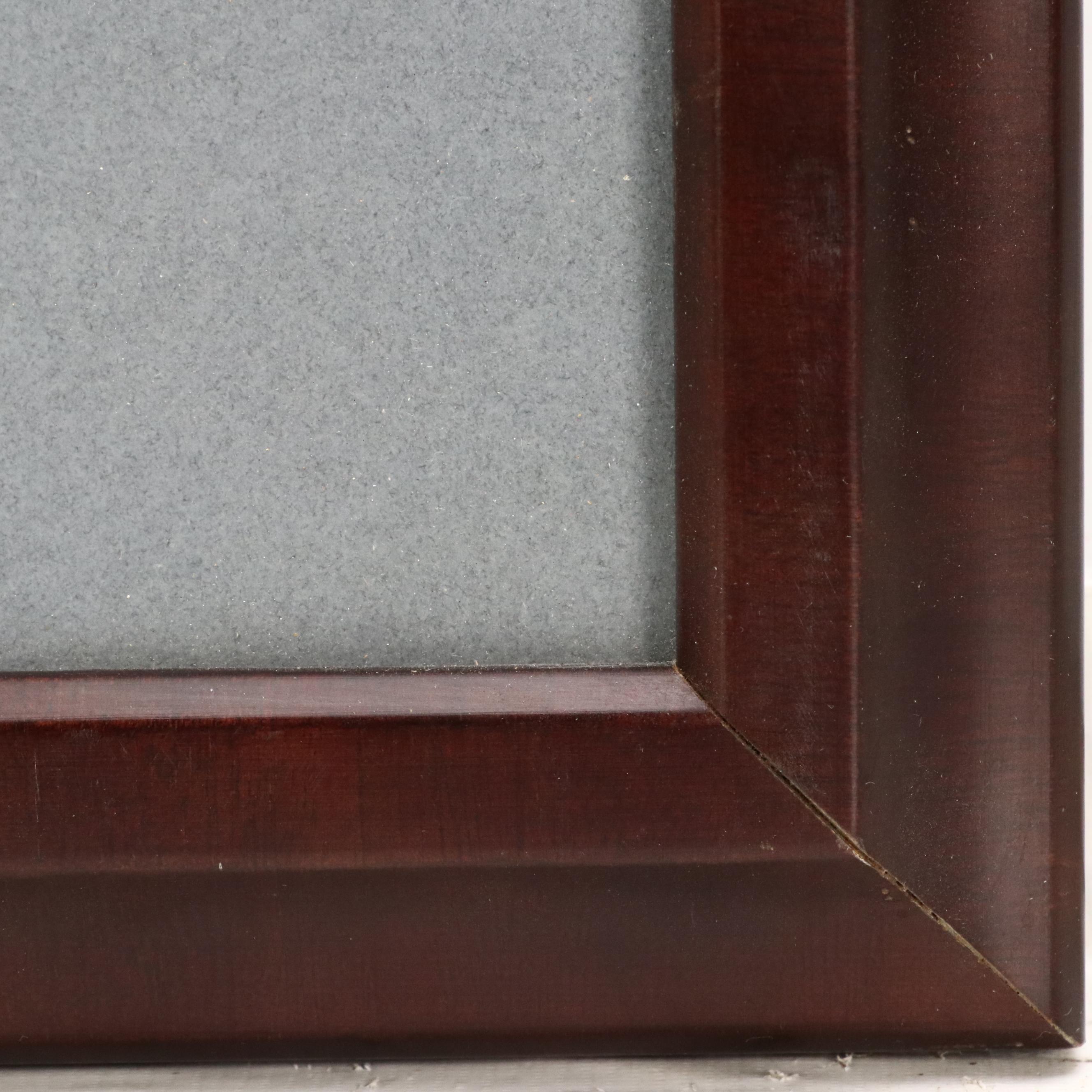 Lee Long Looi Watercolor Painting of Trees at Dusk, 20th Century