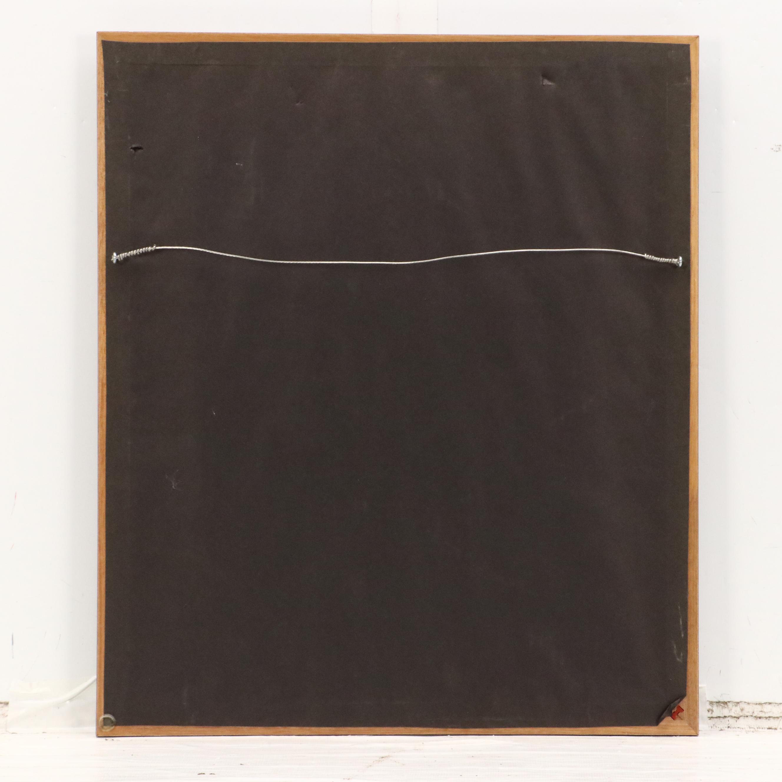 Lee Long Looi Watercolor Painting of Trees at Dusk, 20th Century