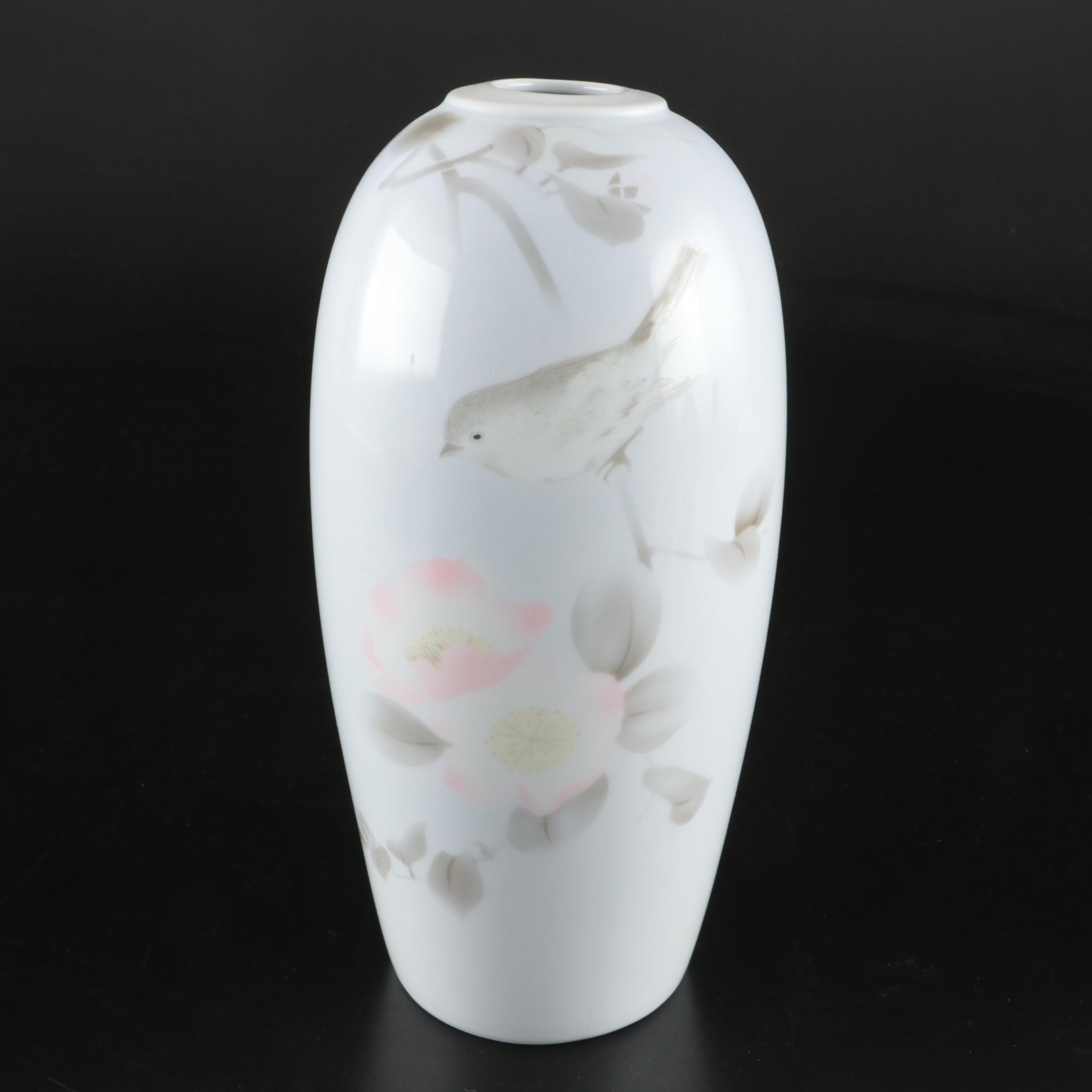 Japanese Fukugawa Seiji and Other Porcelain Vases