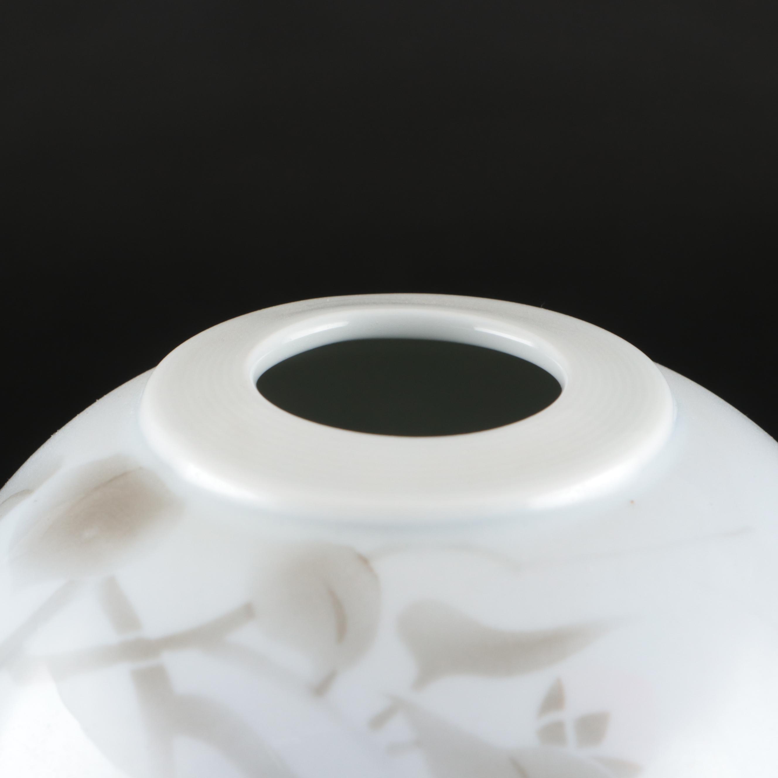 Japanese Fukugawa Seiji and Other Porcelain Vases