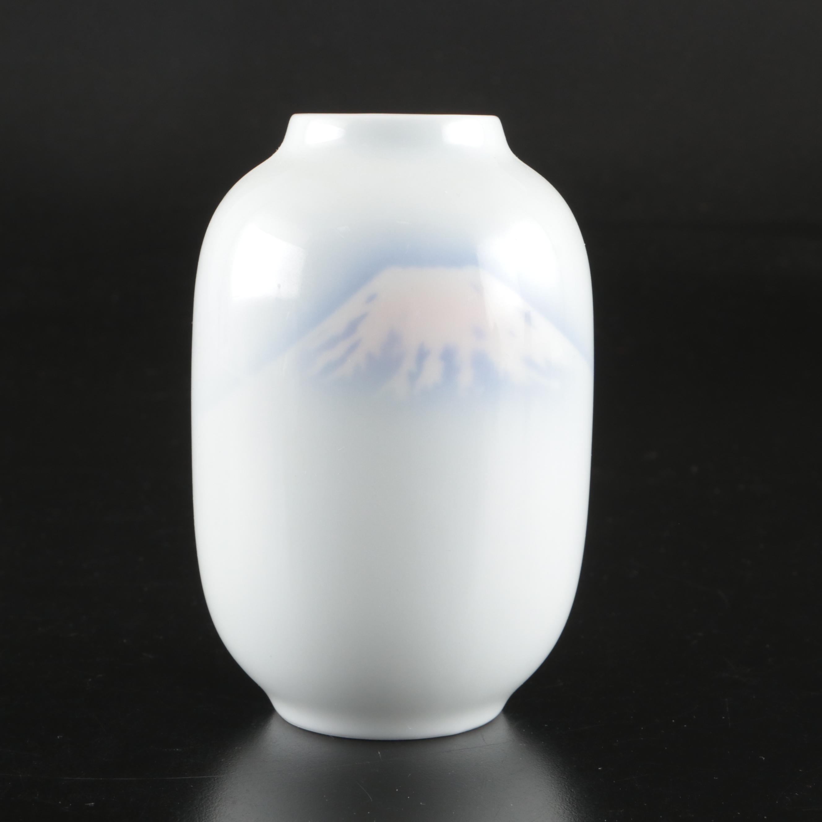 Japanese Fukugawa Seiji and Other Porcelain Vases