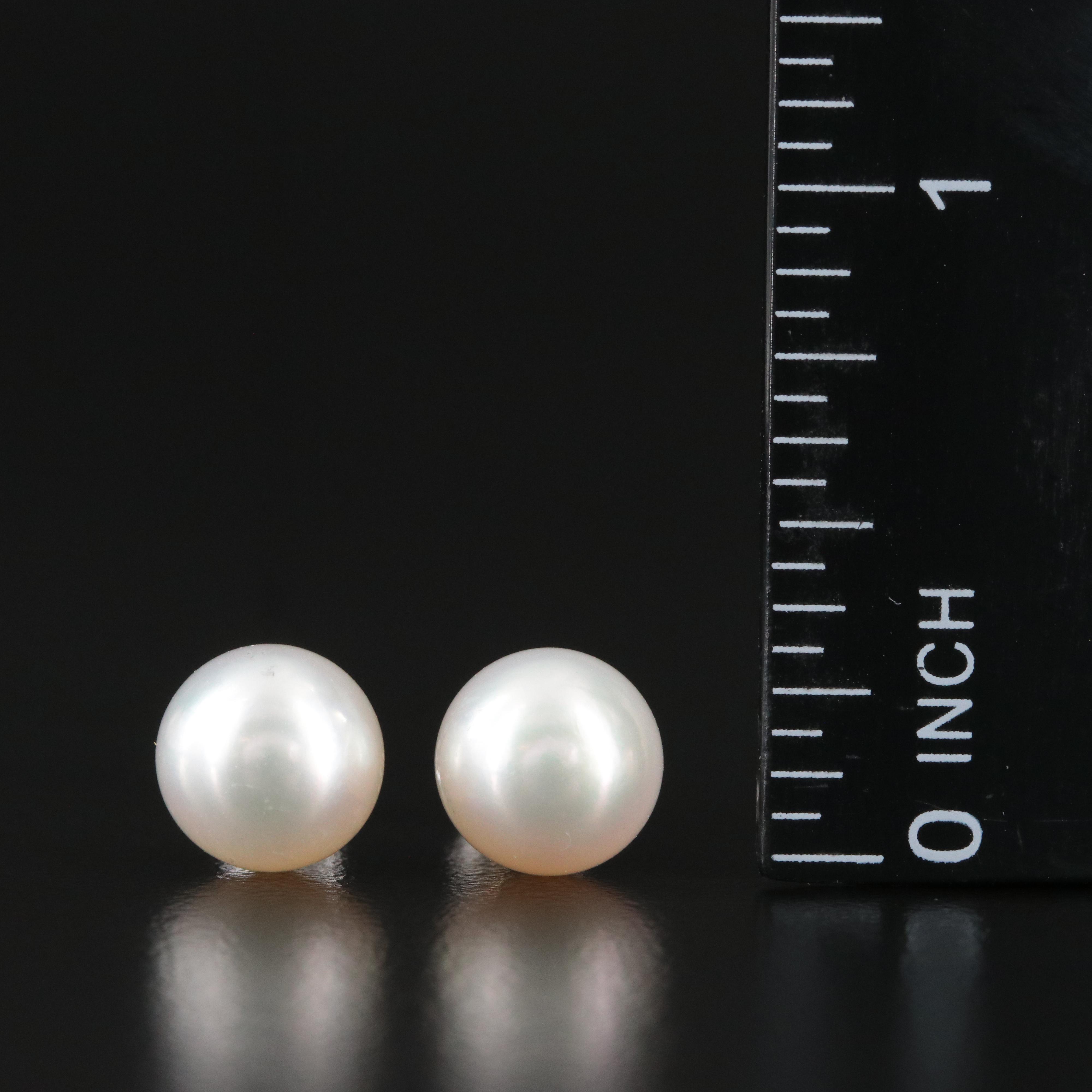 14K Pearl Earrings