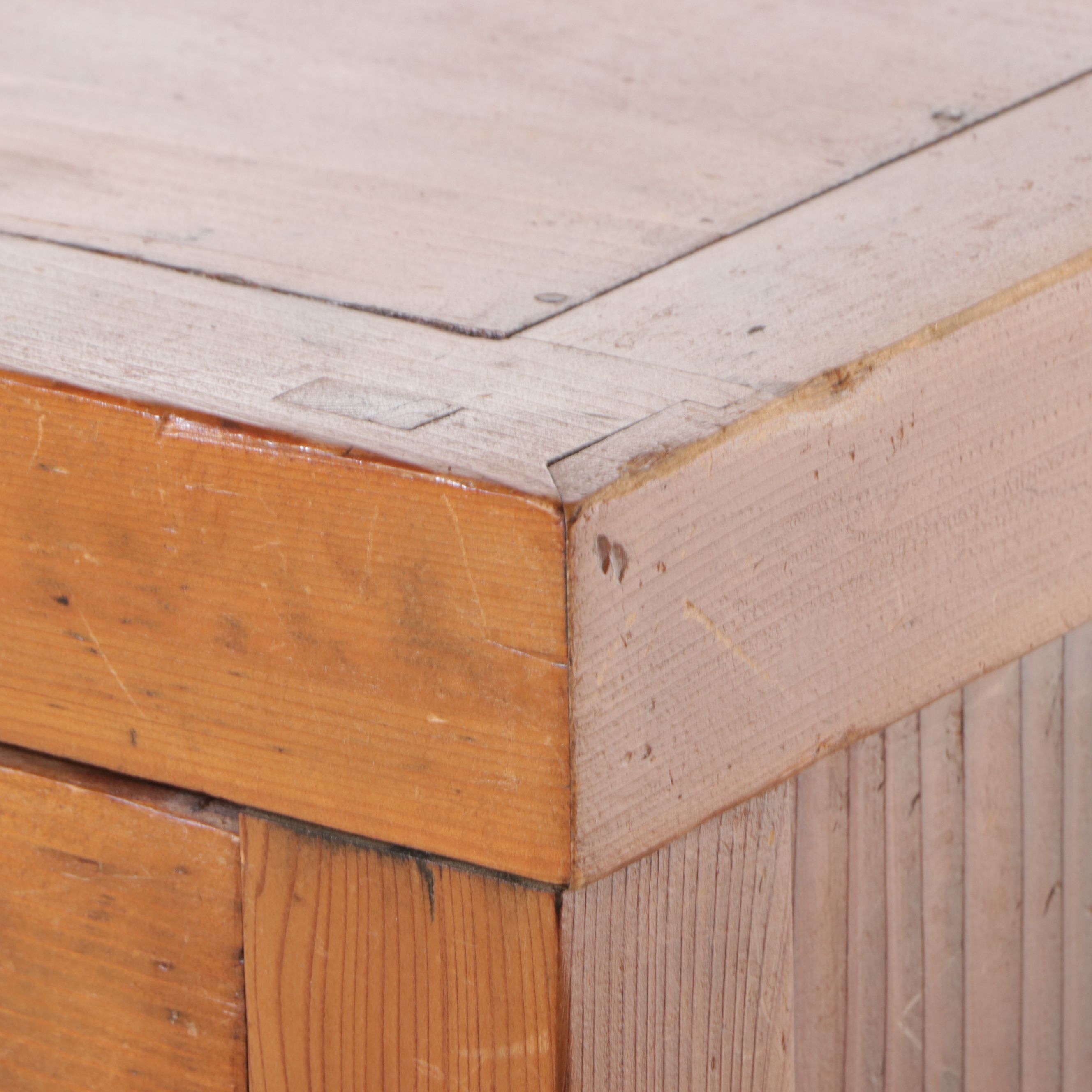 Japanese Meiji Style Wood and Iron Choba-Dansu Merchant's Chest