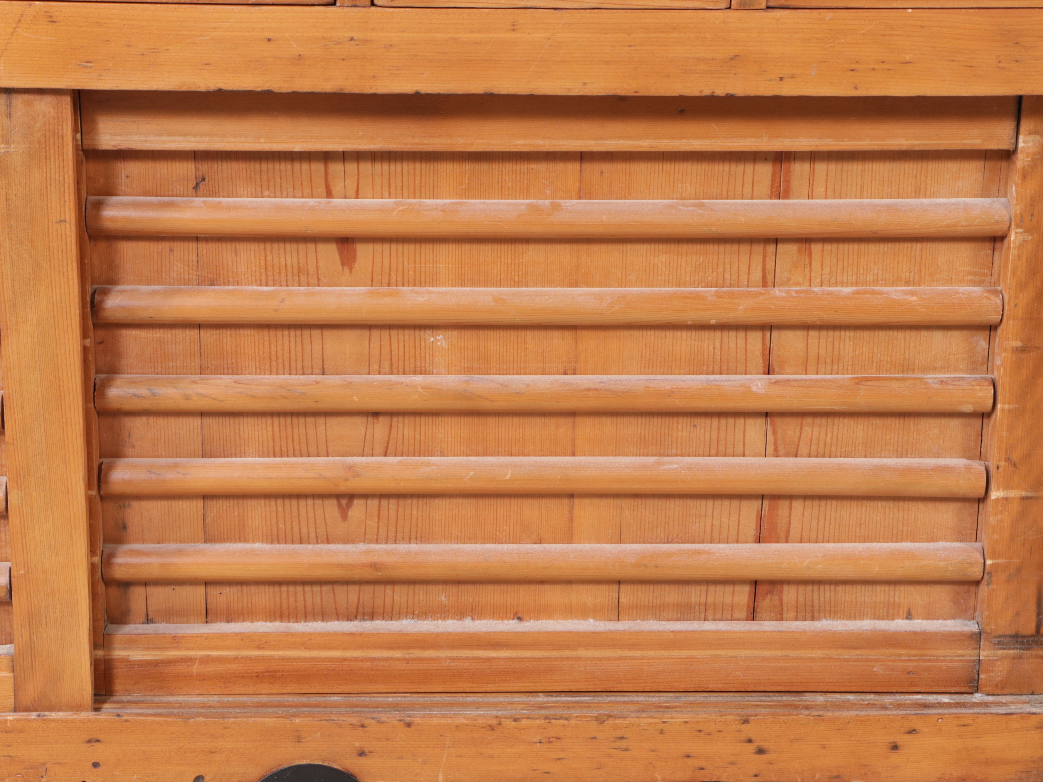 Japanese Meiji Style Wood and Iron Choba-Dansu Merchant's Chest