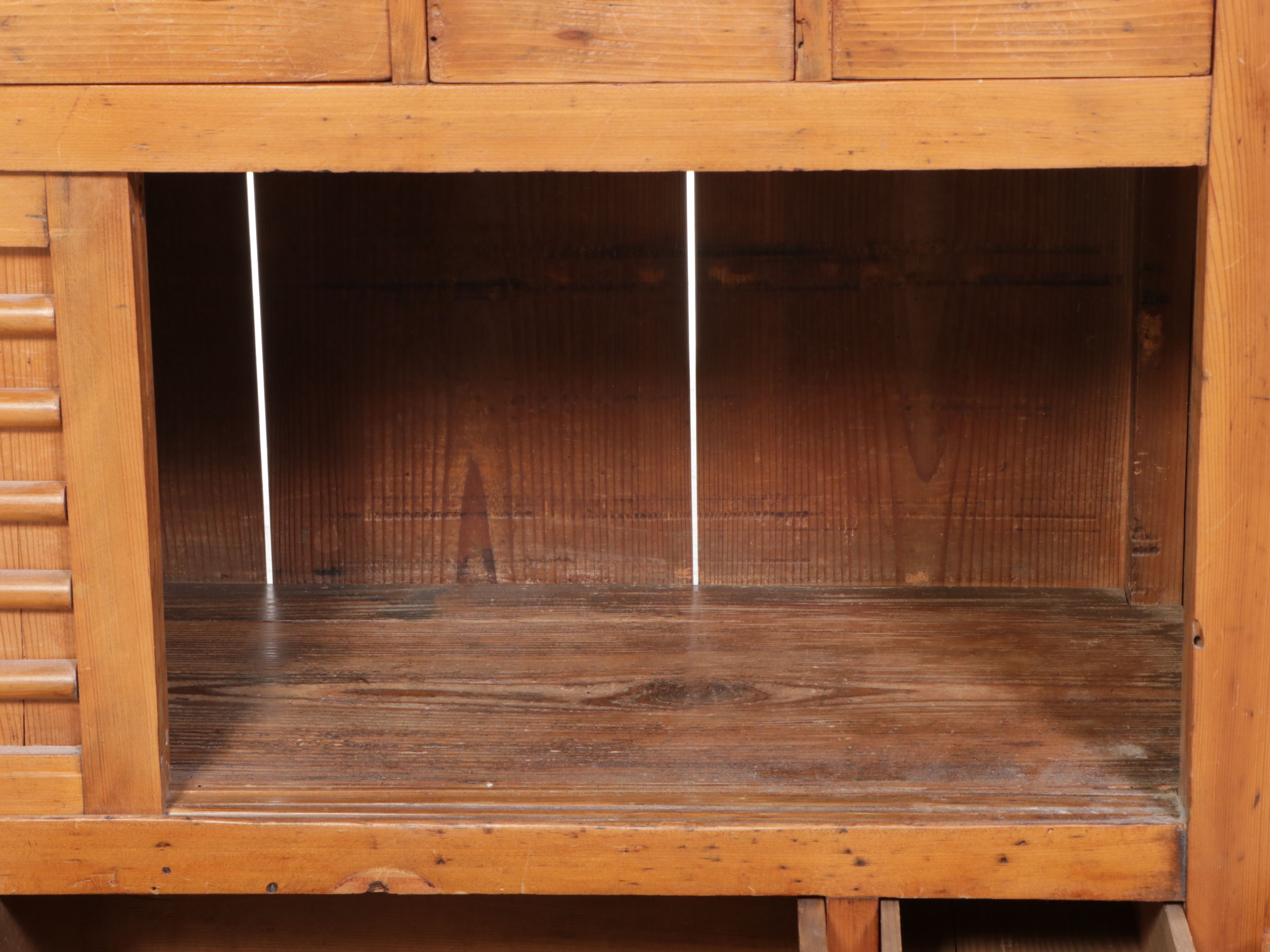 Japanese Meiji Style Wood and Iron Choba-Dansu Merchant's Chest