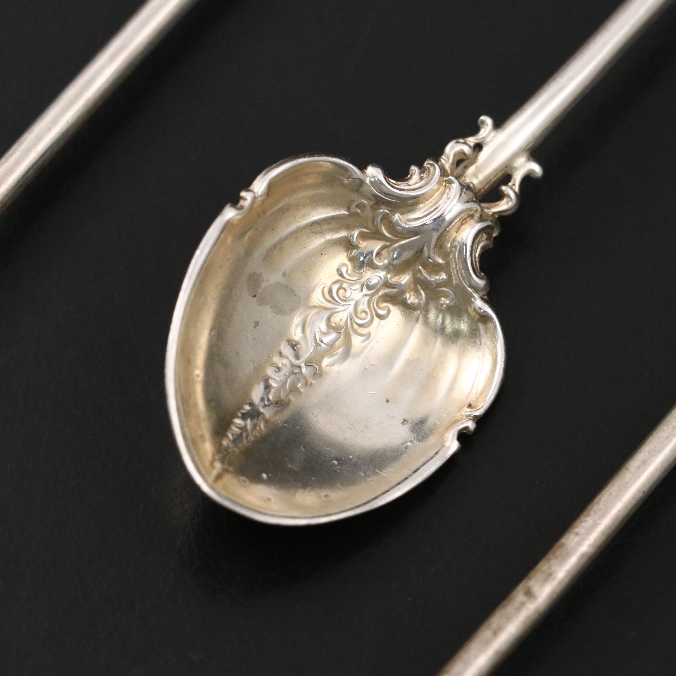 Gorham Sterling Silver Julep Spoon Straws, Late 19th Century