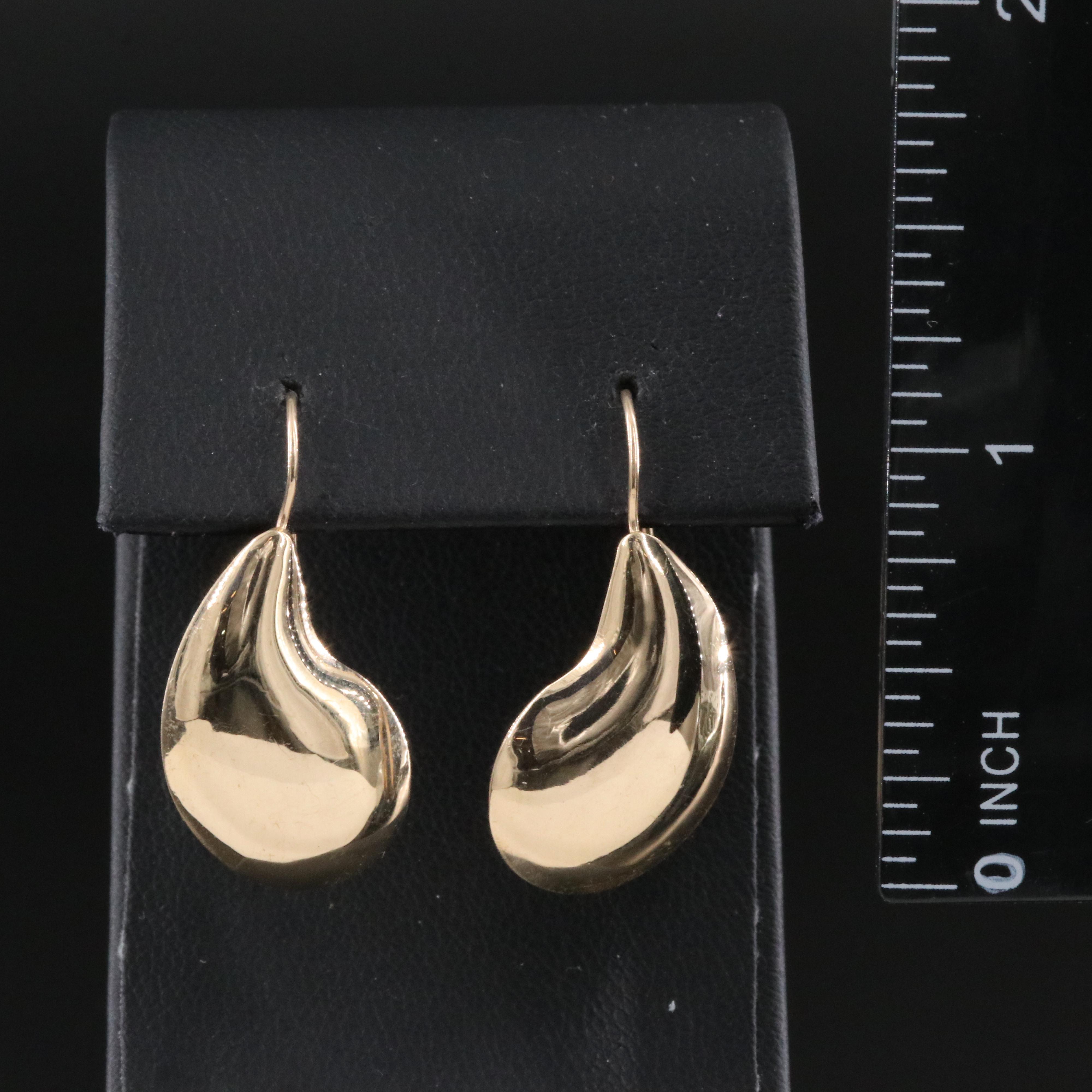 14K Drop Earrings
