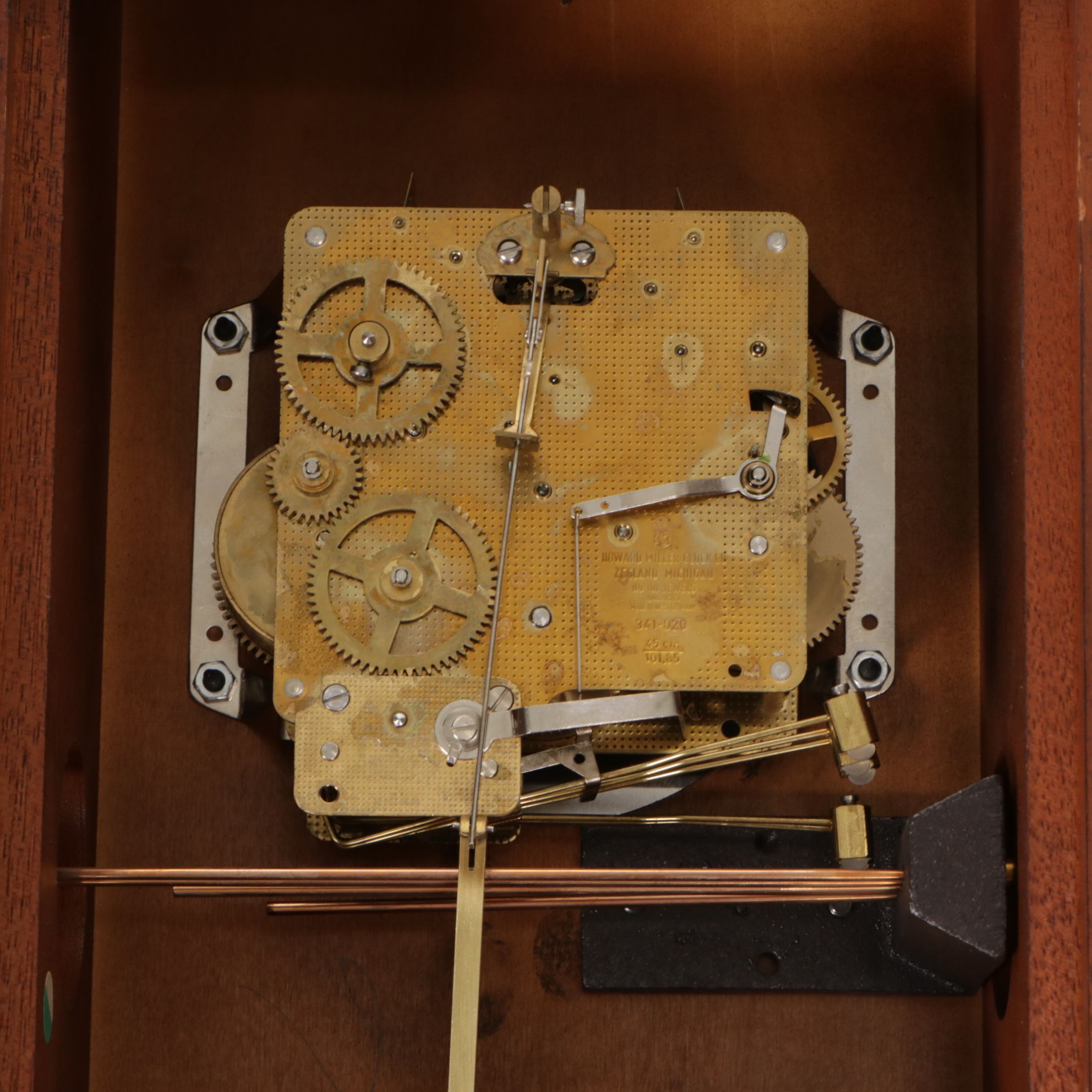 Howard Miller Wooden Schoolhouse Wall Clock