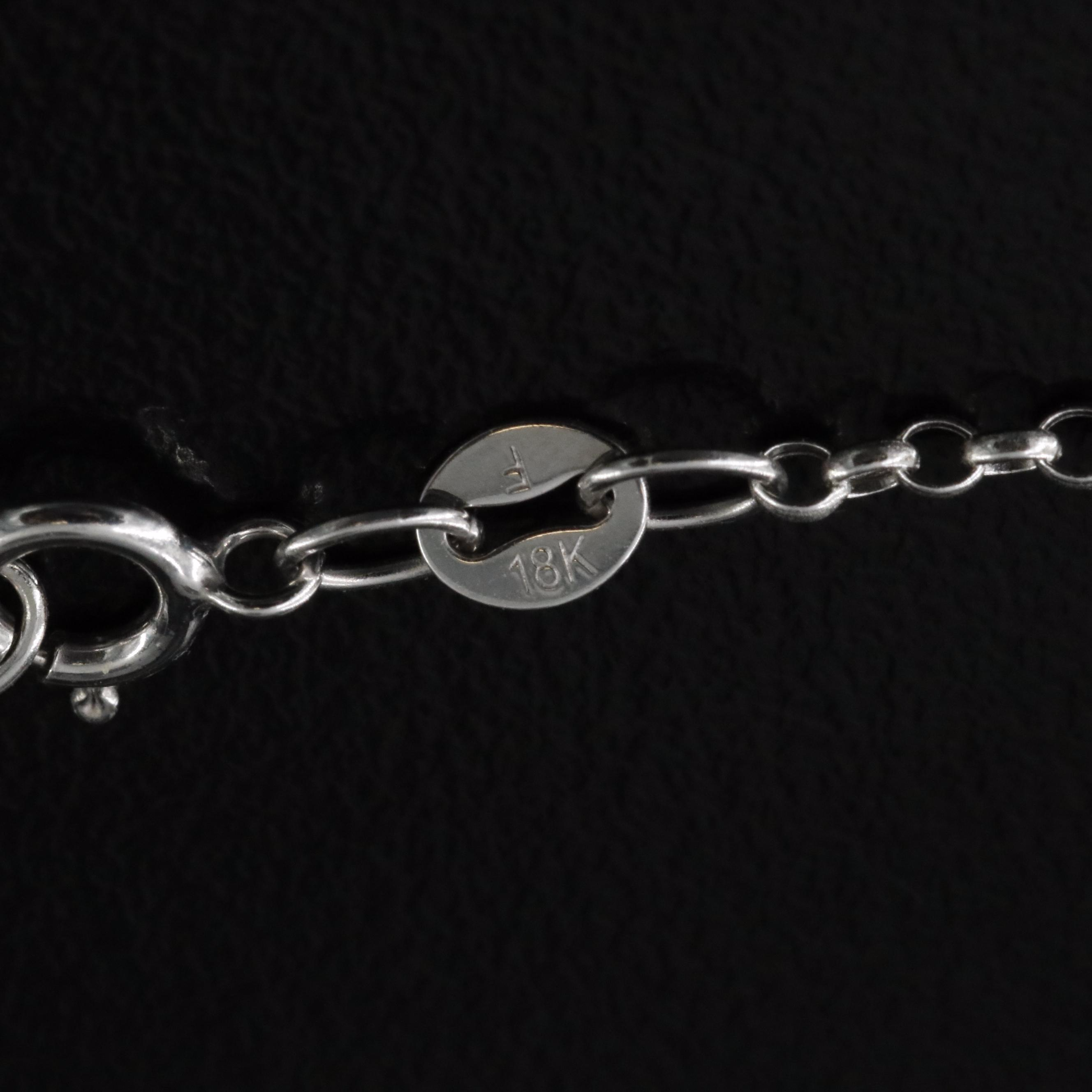 Chromia 18K 126.96 CT Carved Ruby Flower and Diamond Enhancer Pendant Necklace