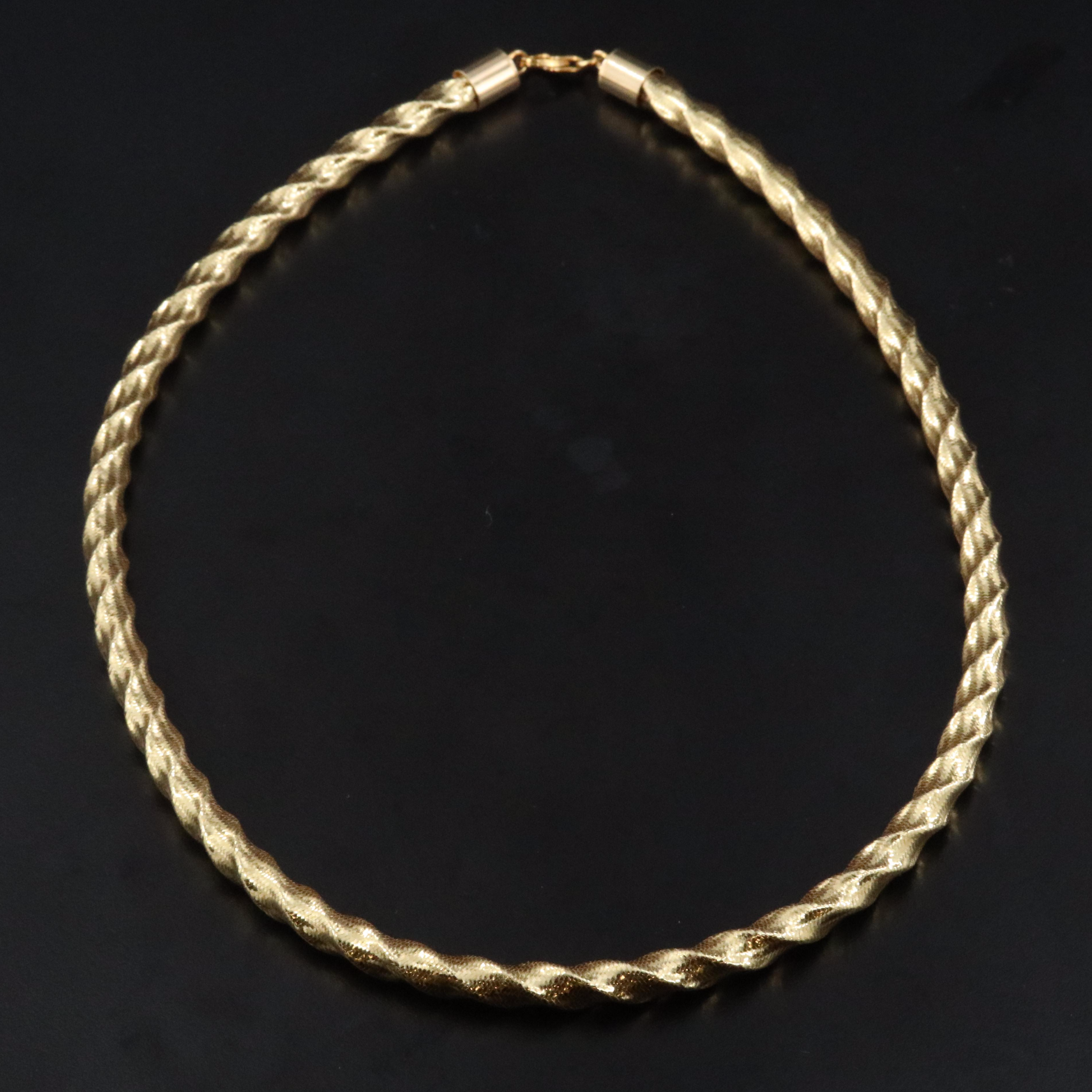 Italian Basketweave Necklace