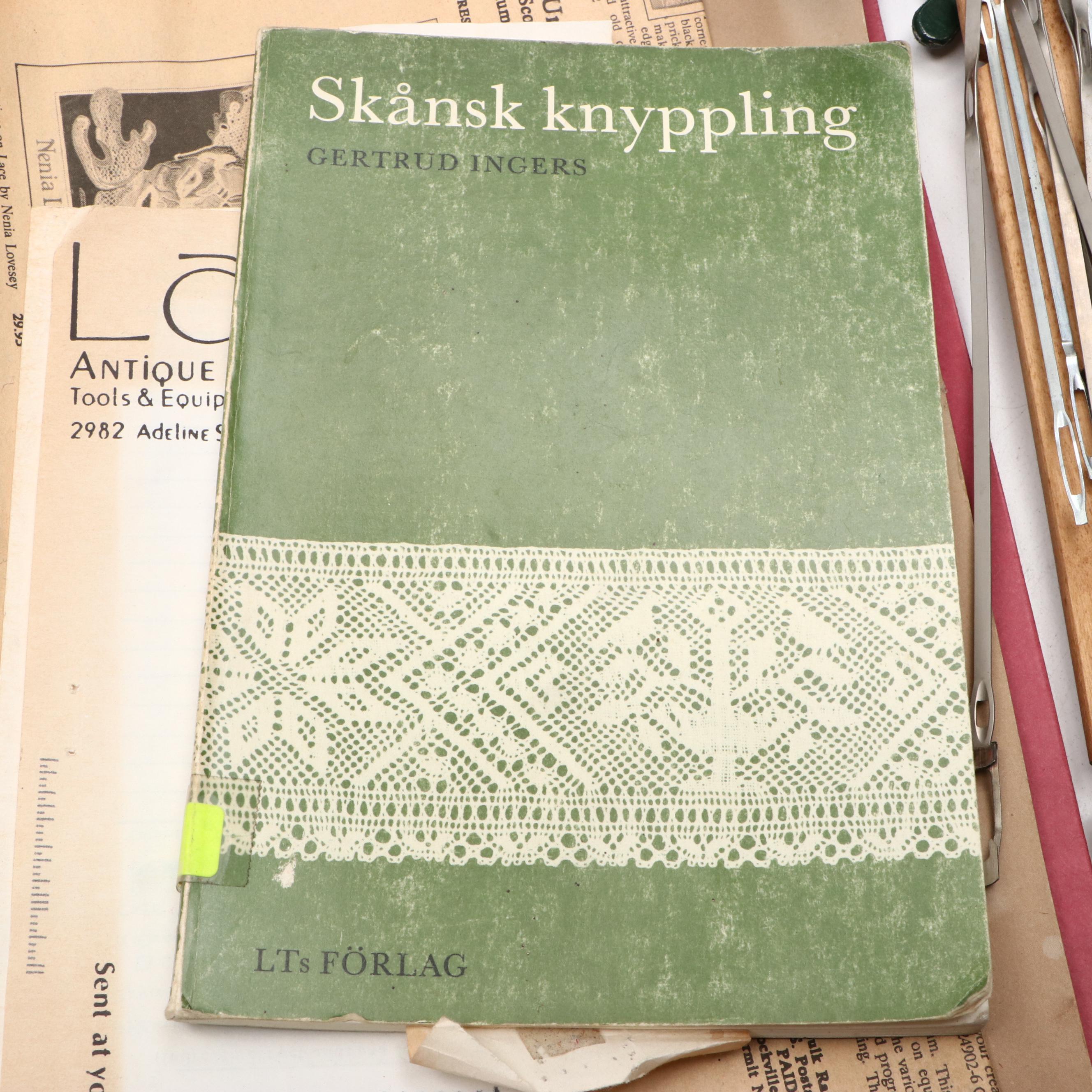 Wooden Braiding and Weaving Implements