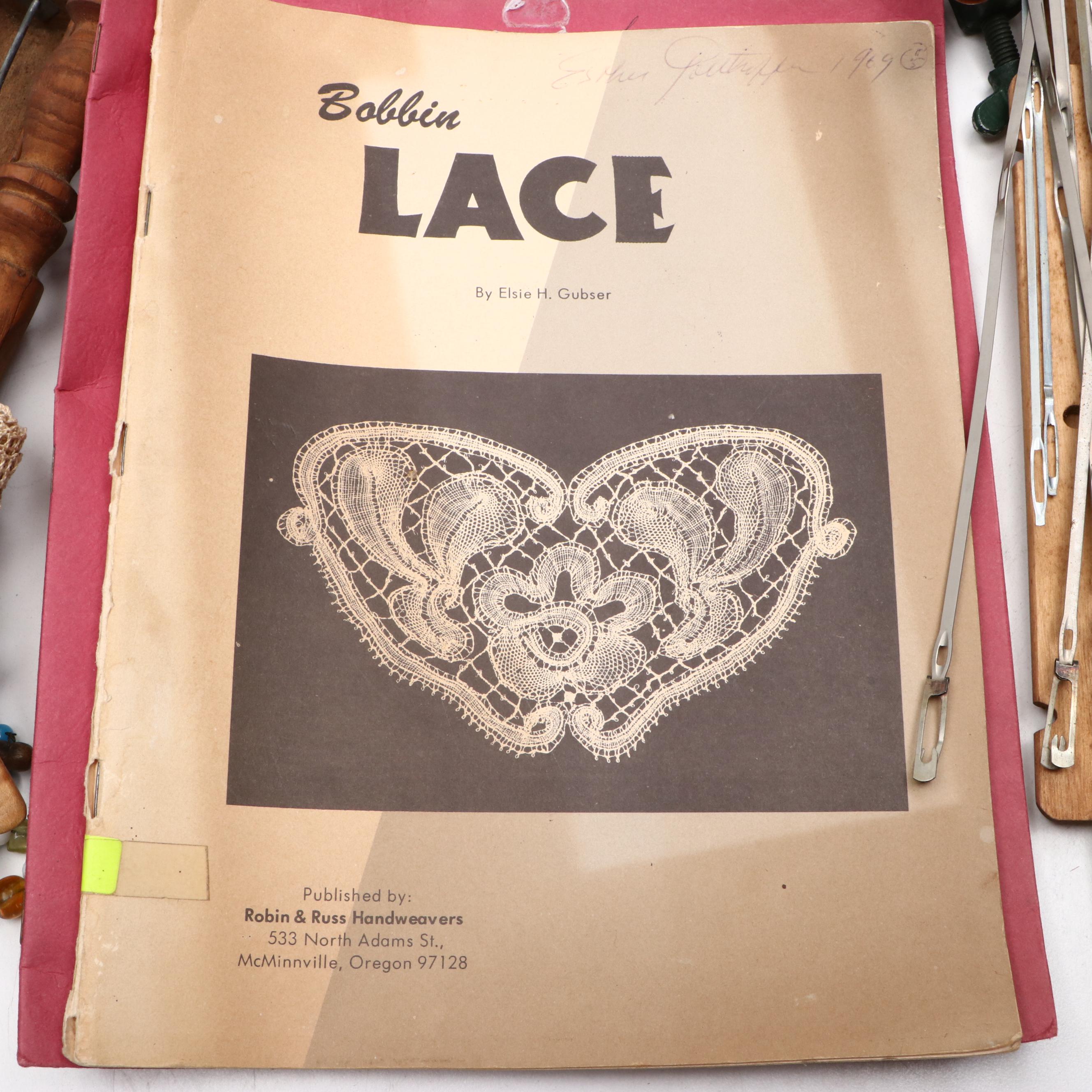 Wooden Braiding and Weaving Implements