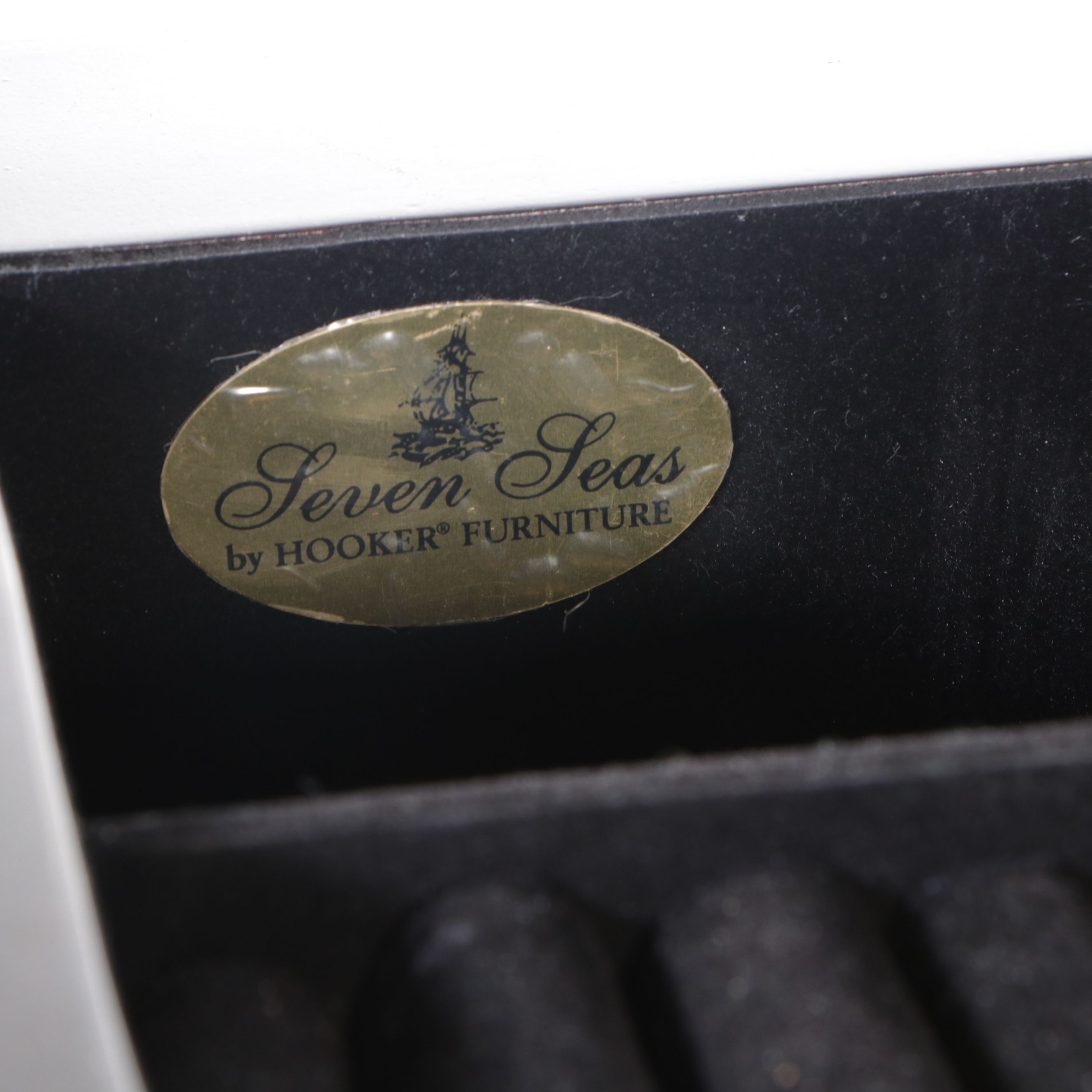 Louis Philippe Style Ebonized Wood Lingerie Chest