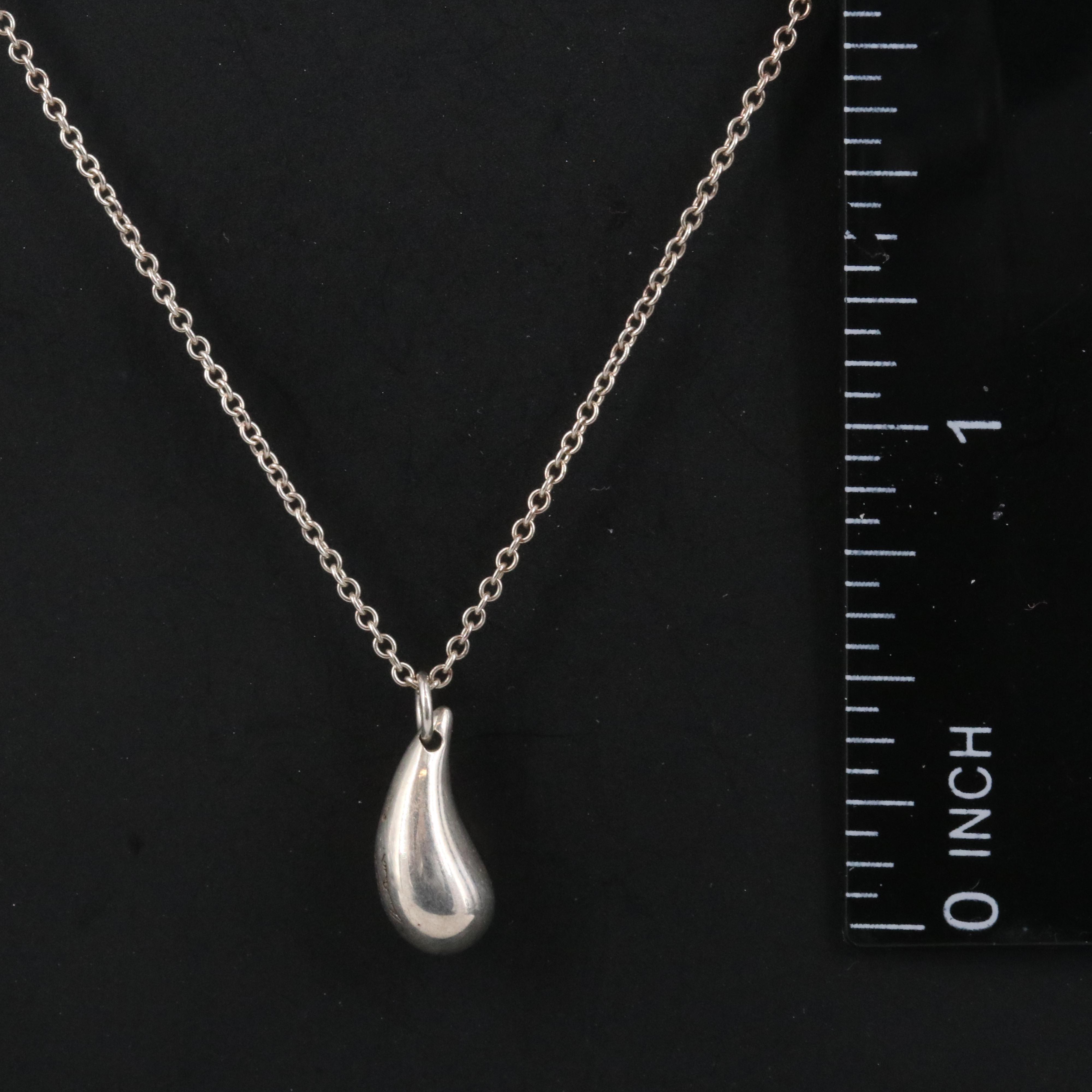 Elsa Peretti for Tiffany & Co. Sterling Teardrop Necklace