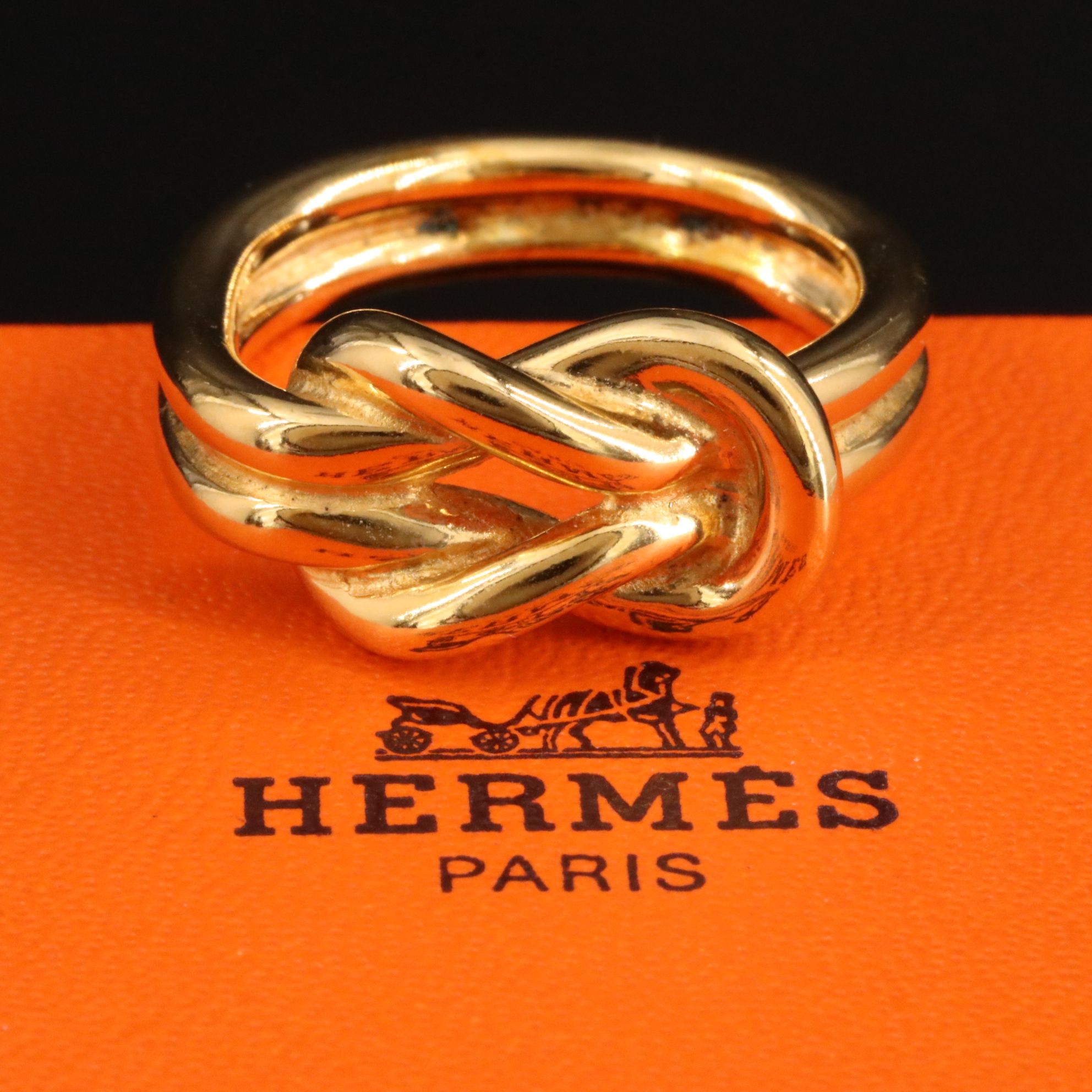 Hermès Knotted Scarf Ring