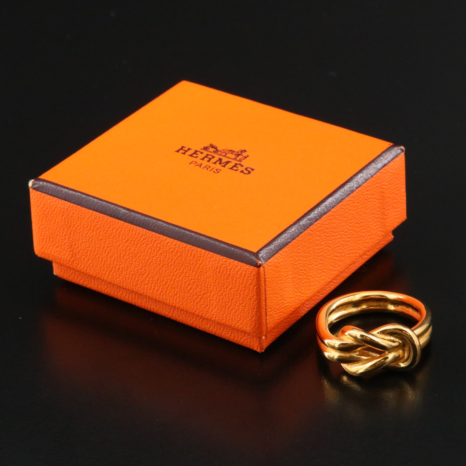 Hermès Knotted Scarf Ring