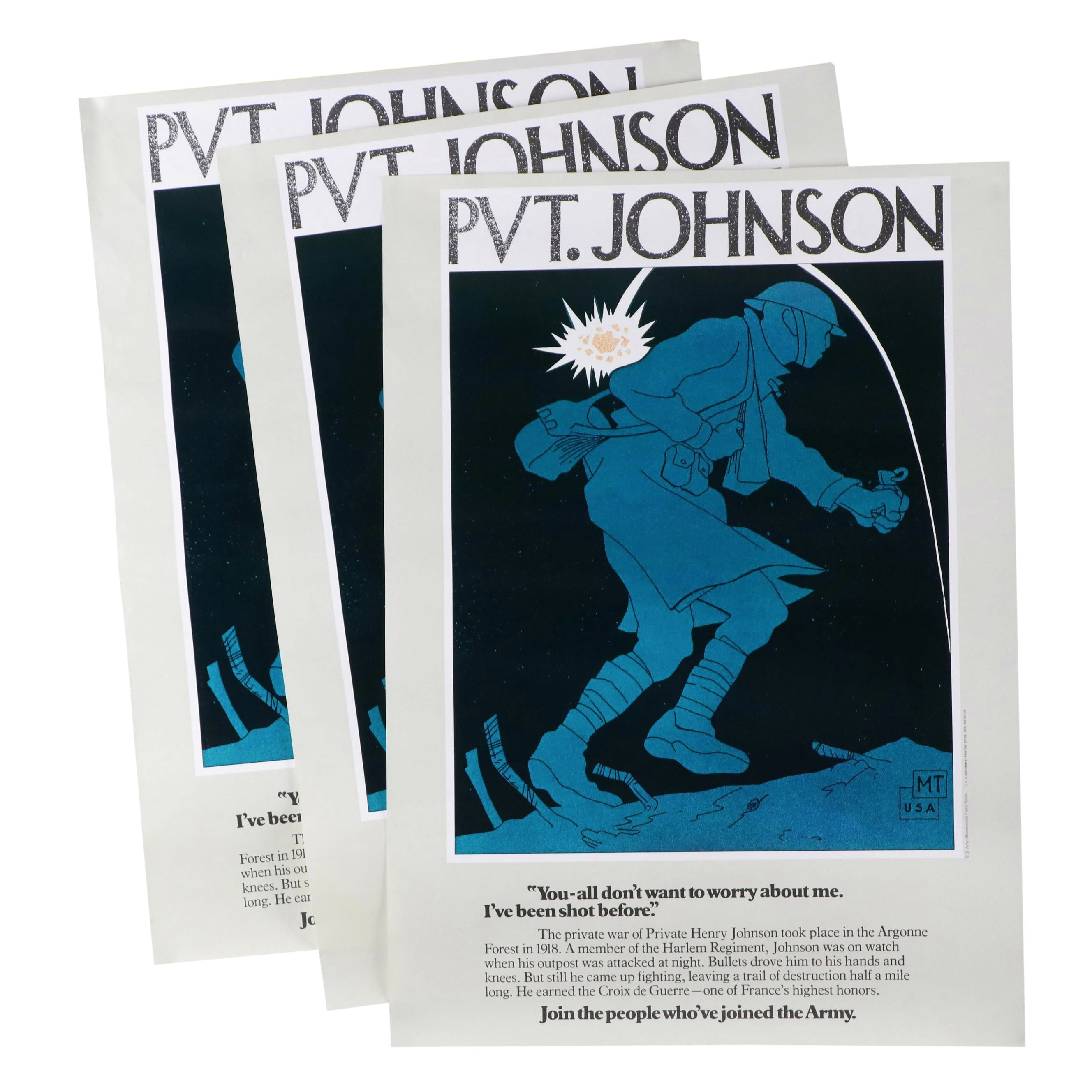 Offset Lithograph U.S. Army Posters, Late 20th Century