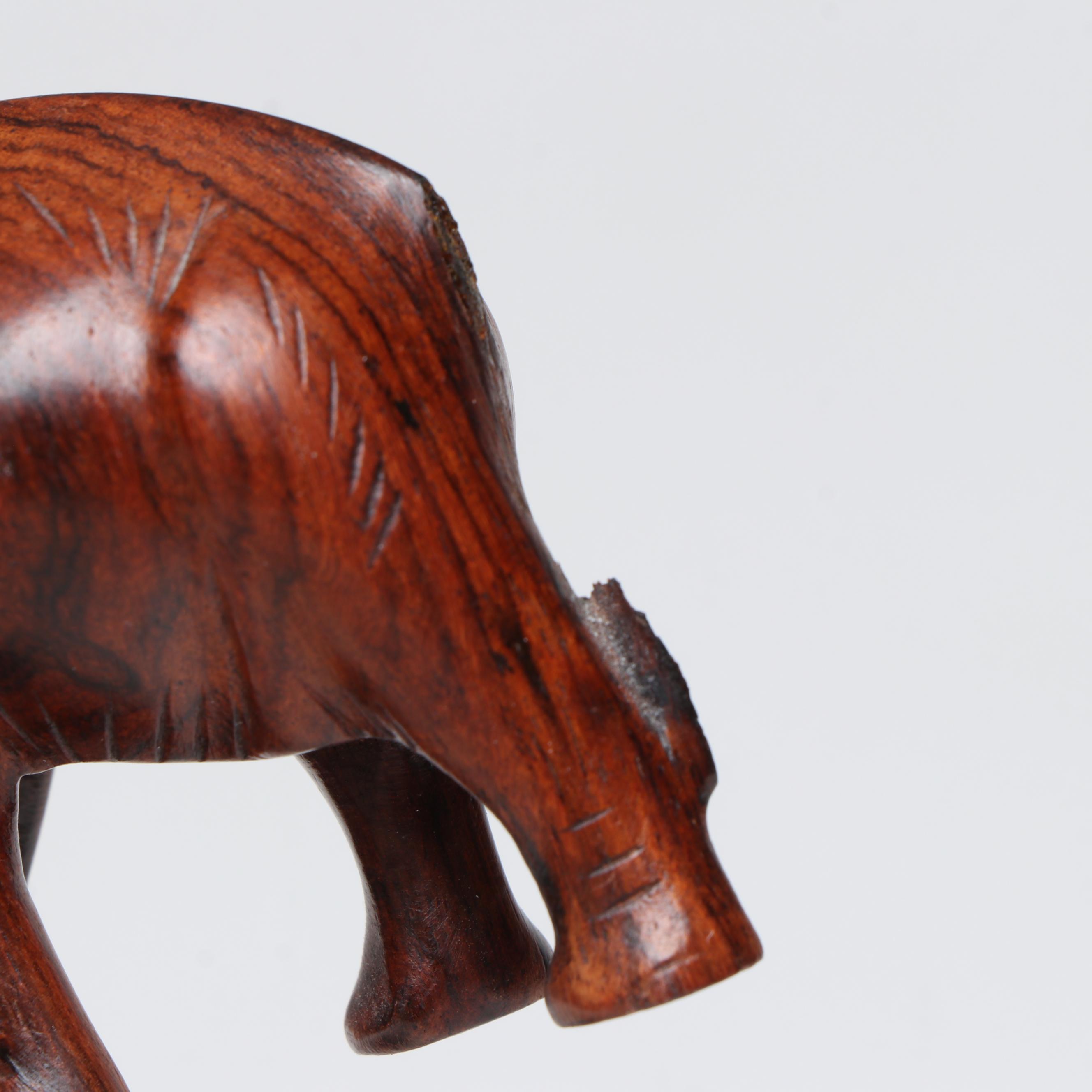 Panama Emberá Wounaan Handwoven Basket and Carved Wooden Elephants