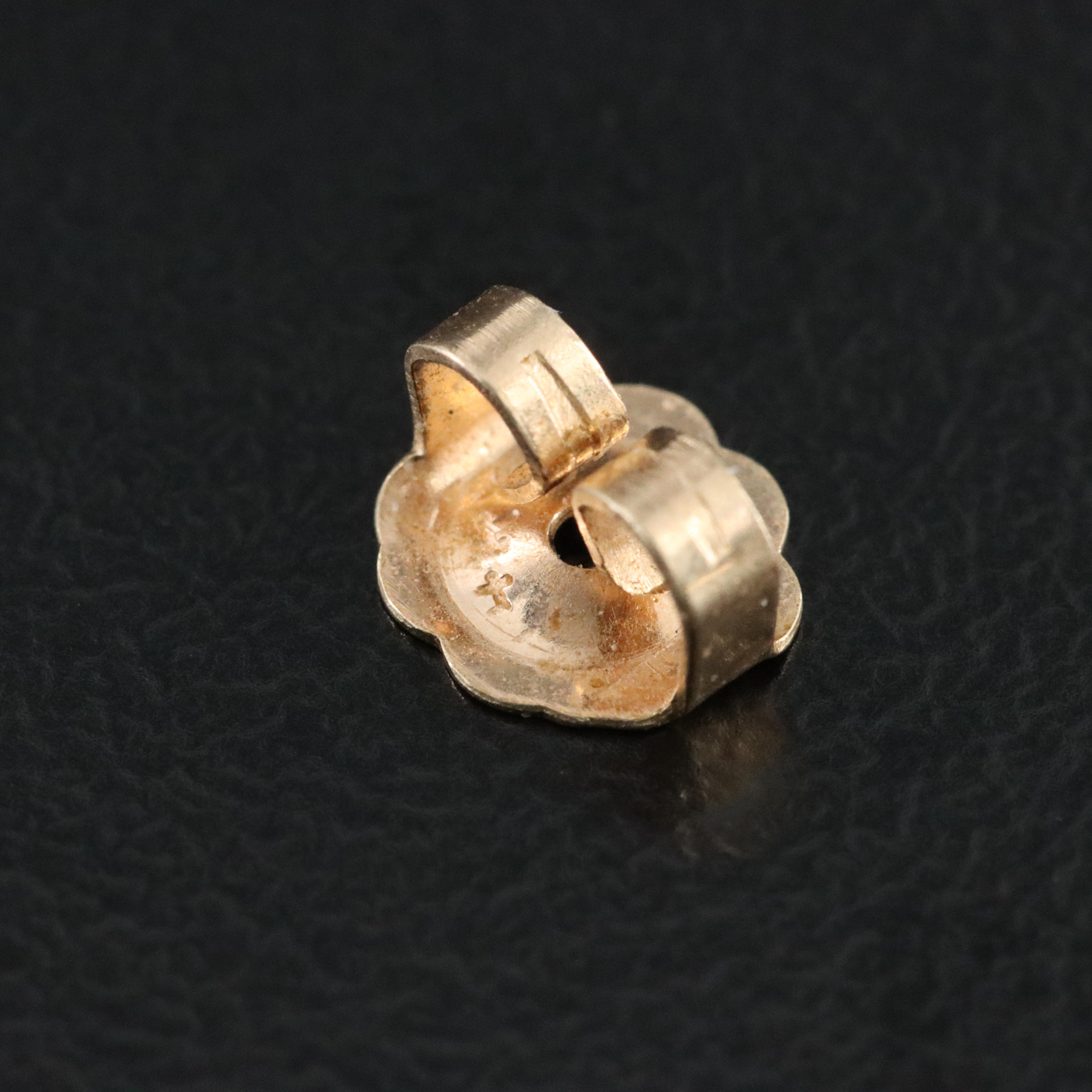 14K Jadeite Drop Earrings