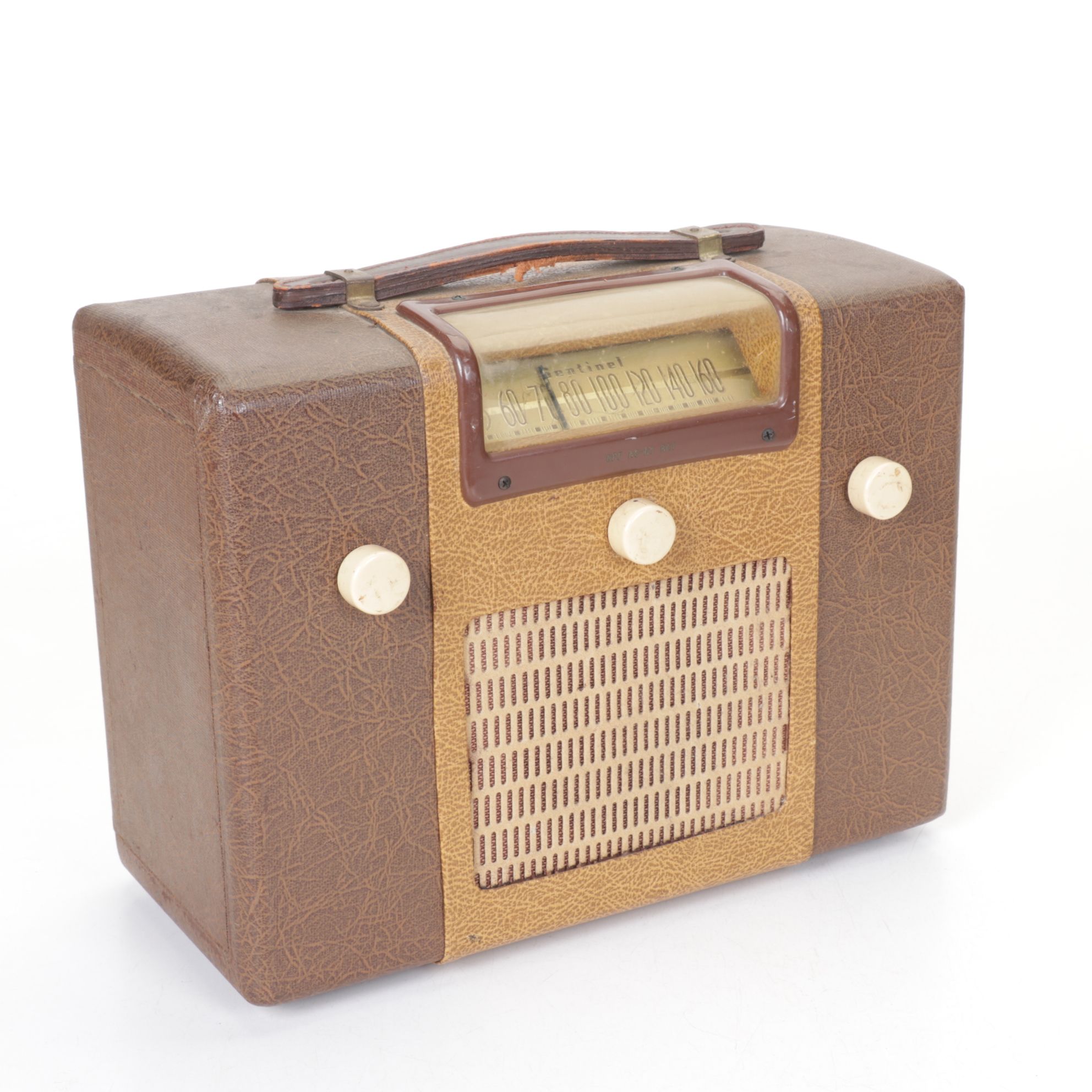 Motorola & Sentinel Portable AM/FM Radios, Mid-20th Century