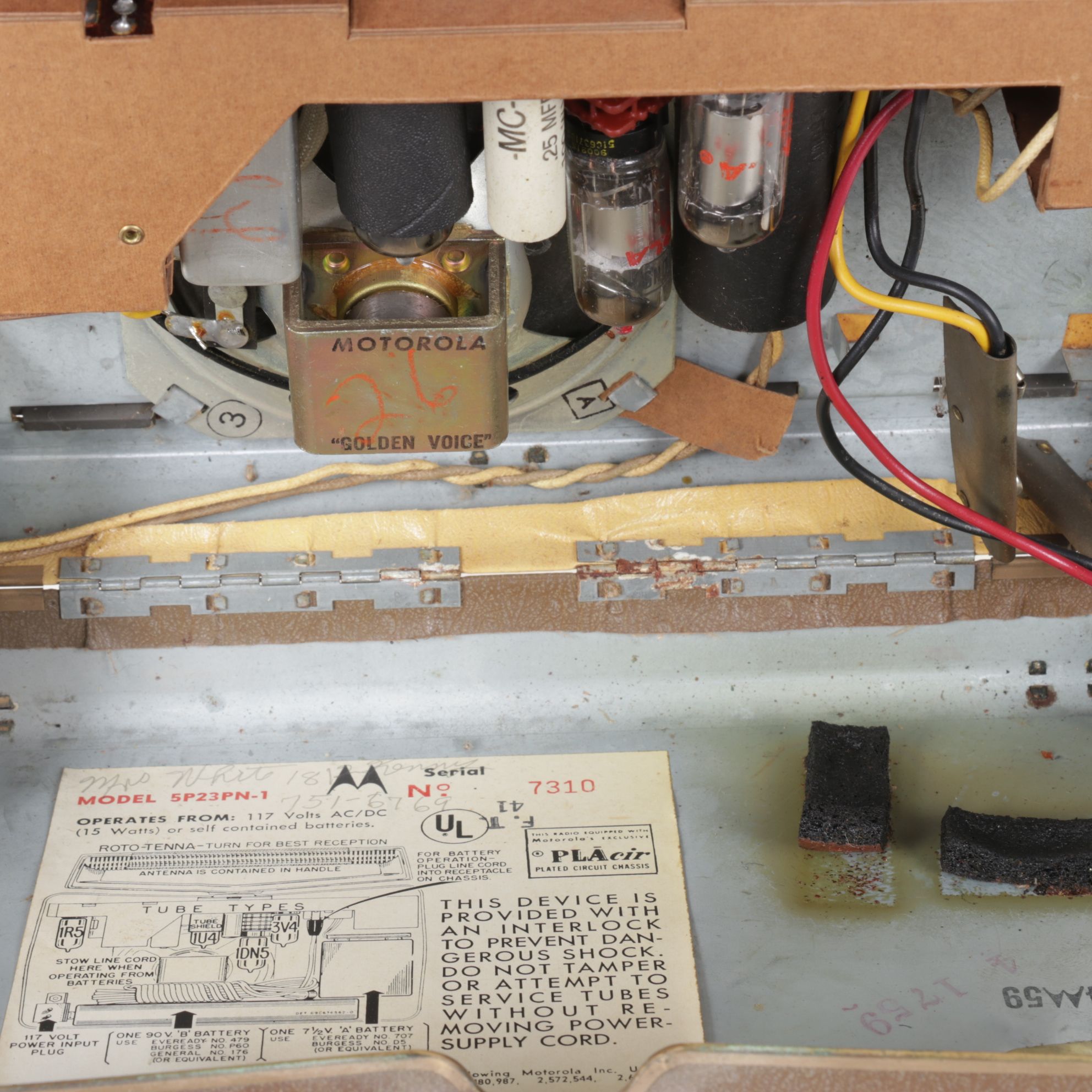 Motorola & Sentinel Portable AM/FM Radios, Mid-20th Century
