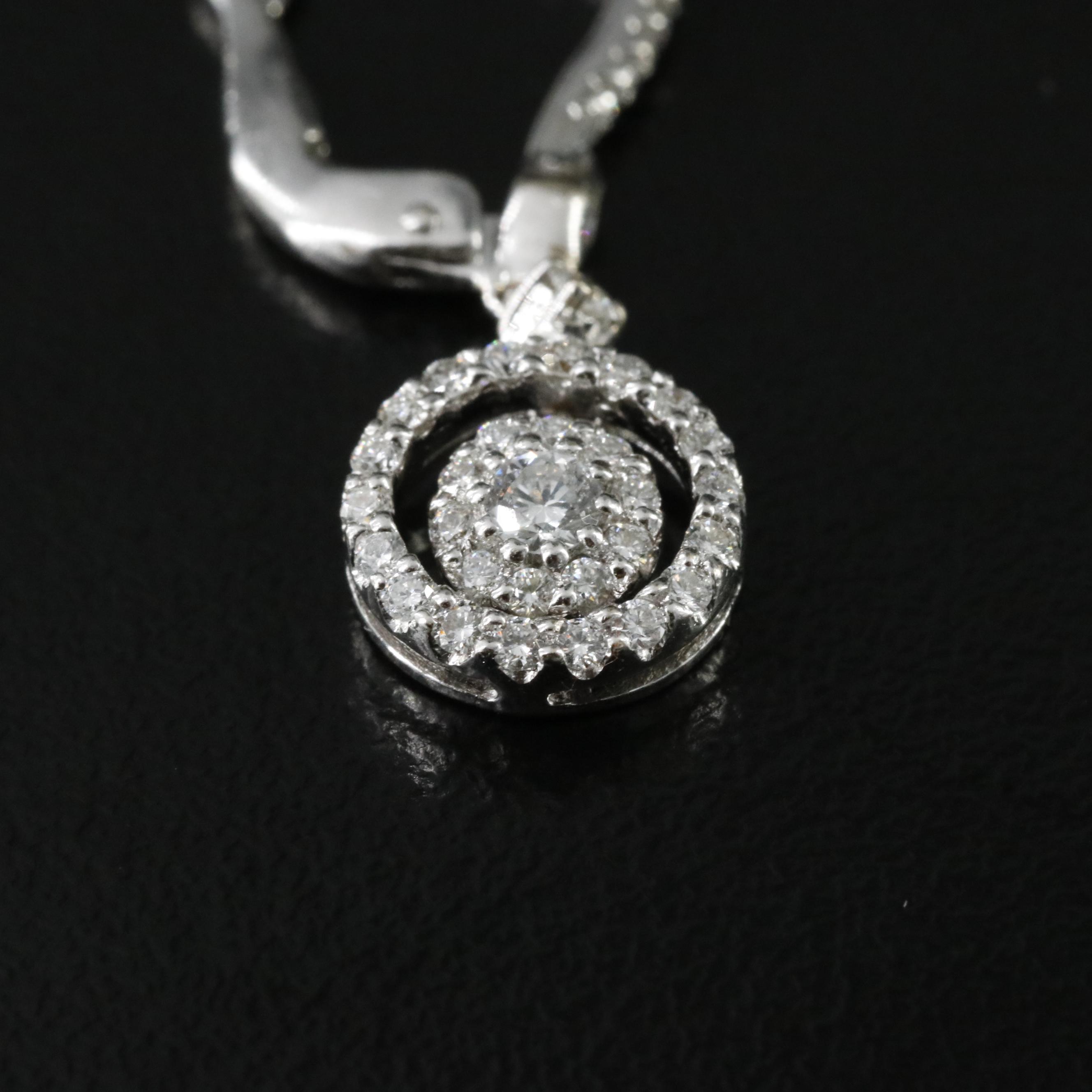 18K 0.50 CTW Diamond Earrings