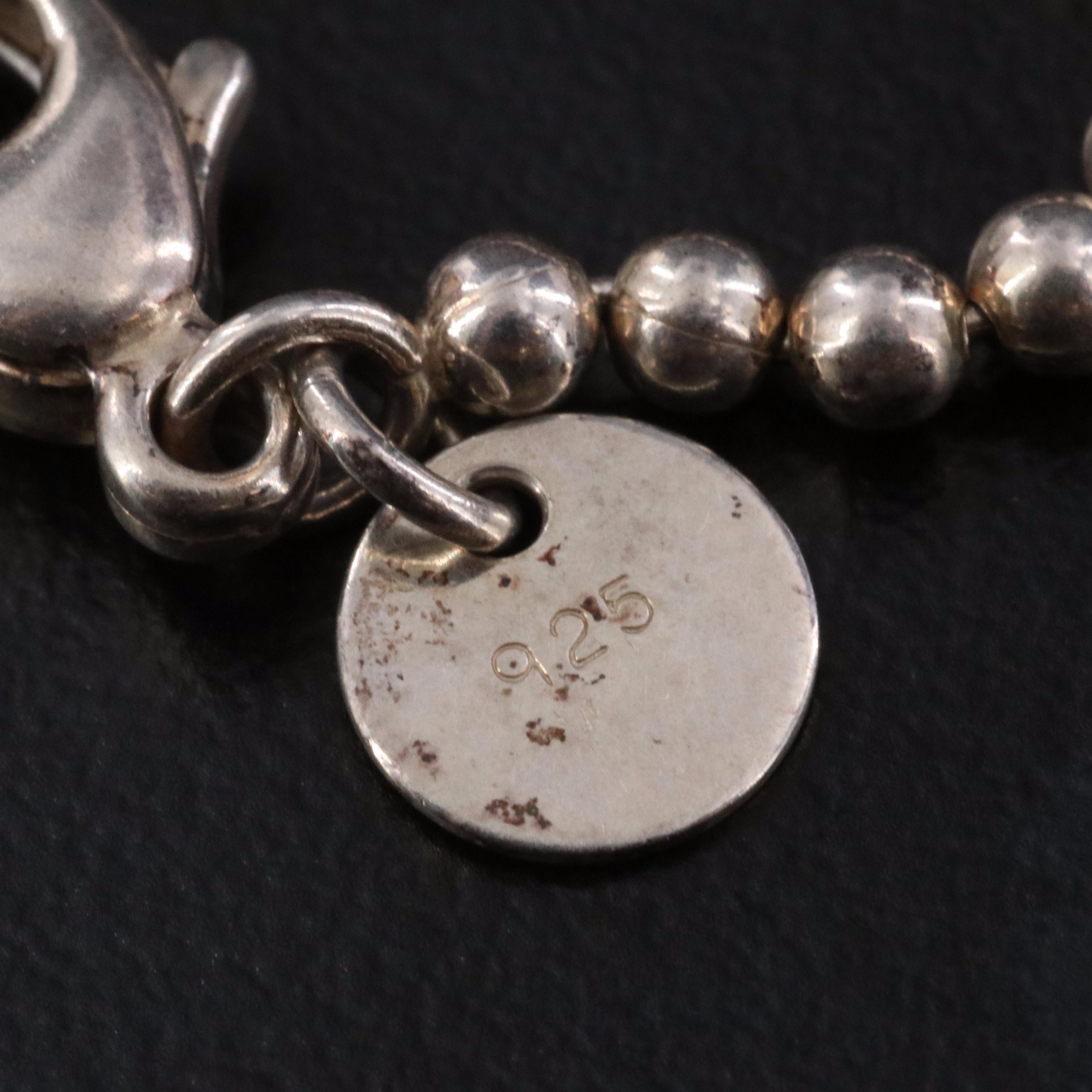 Tiffany & Co. Return to Tiffany Sterling Oval Tag Necklace