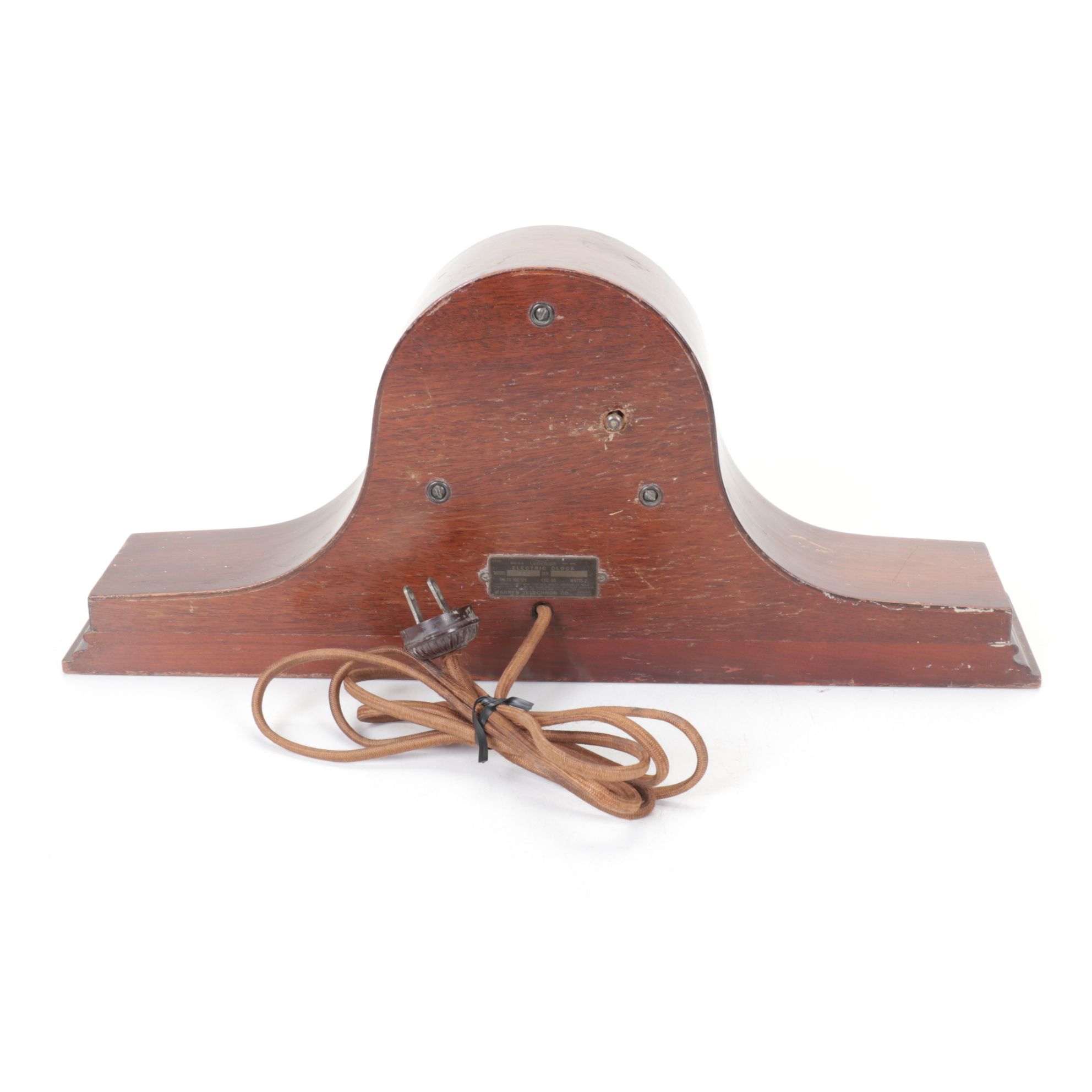 Warren Telechron Co. Mantel Clock, Mid-20th Century