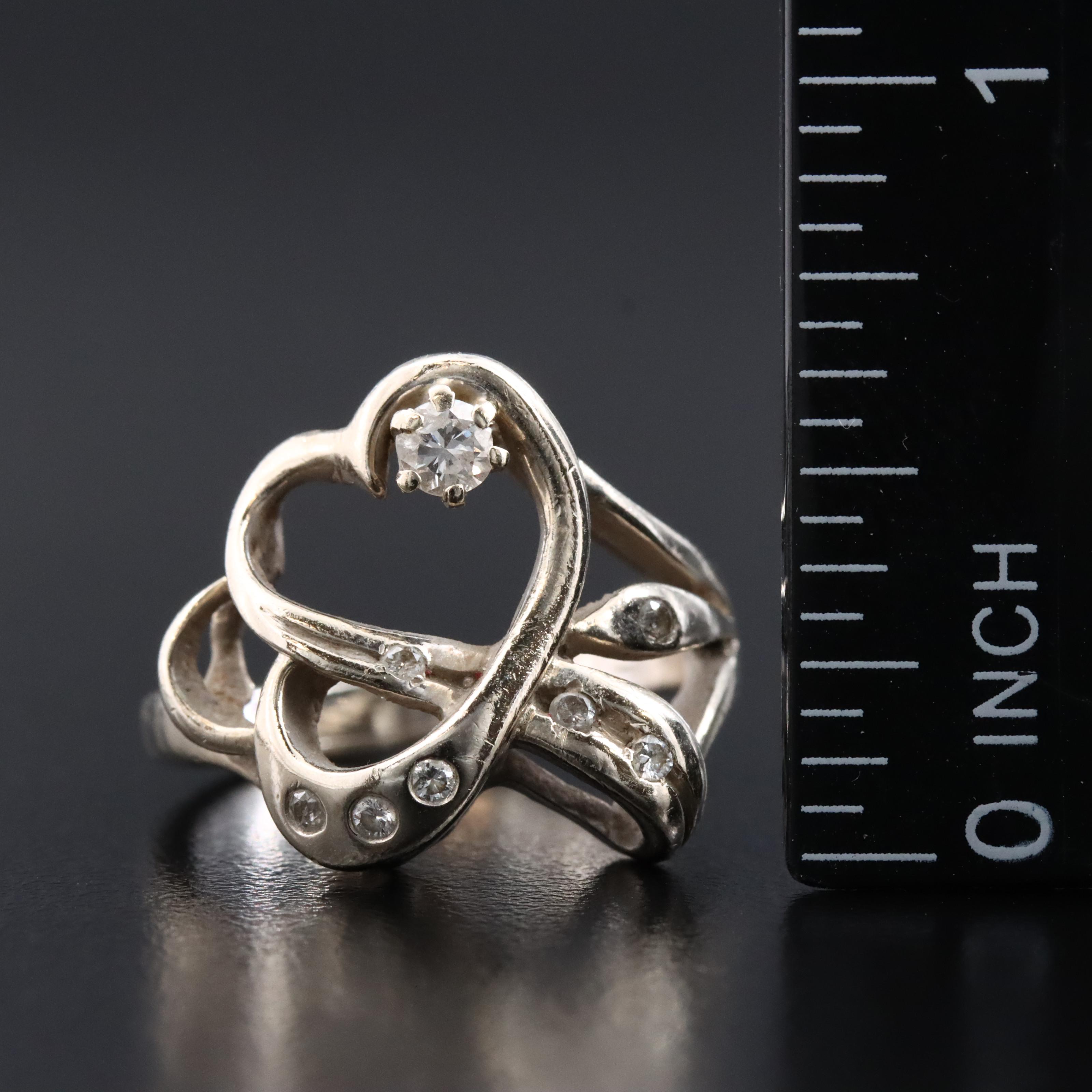 14K 0.23 CTW Diamond Ring