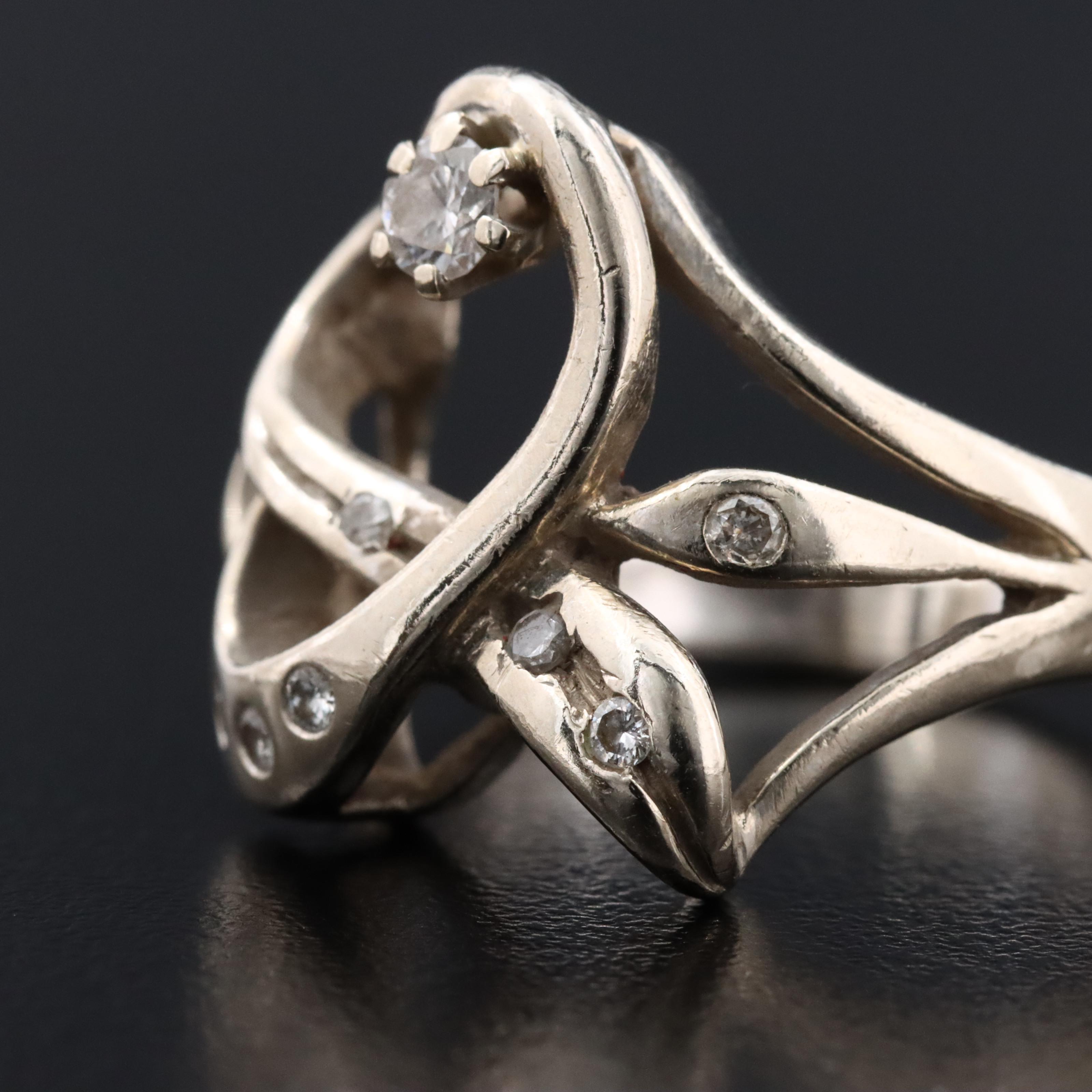 14K 0.23 CTW Diamond Ring