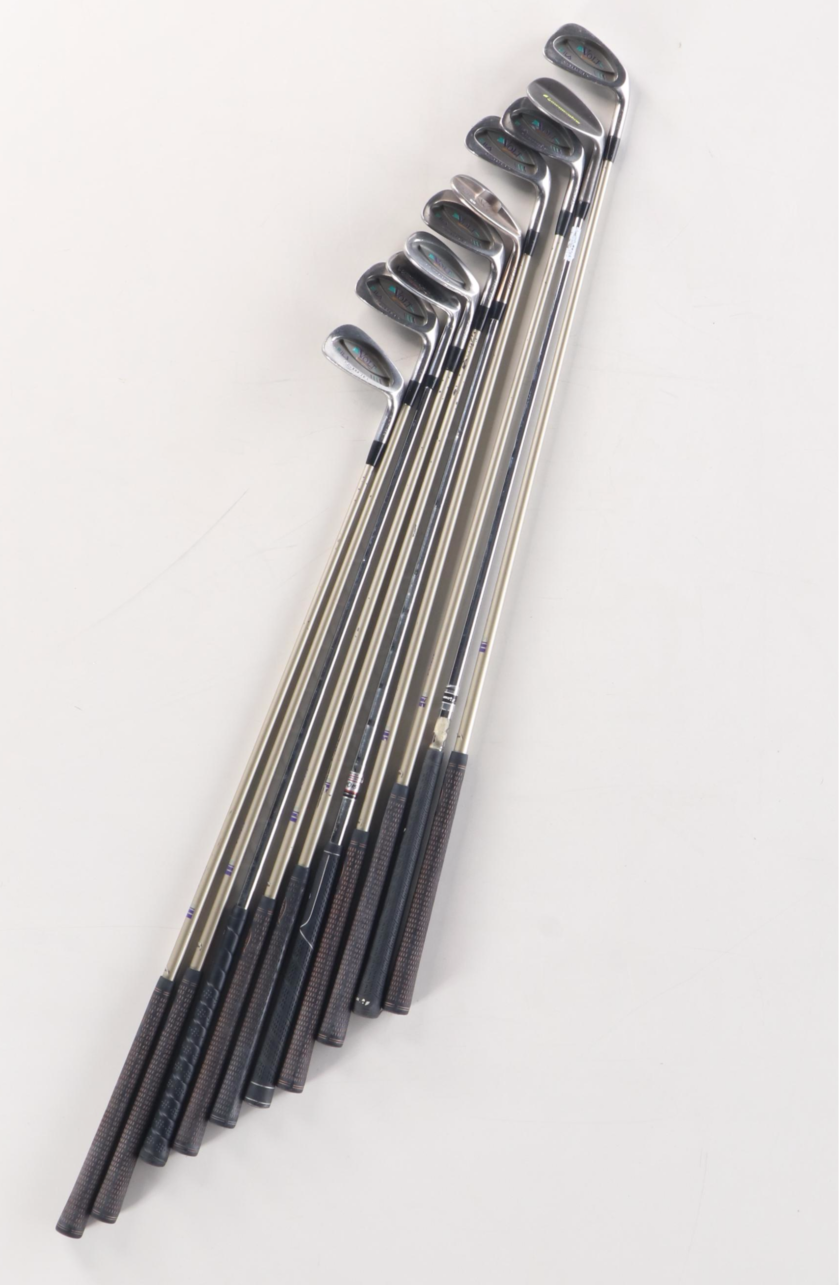 Top Flite Golf Bag with Filas, AdamsGolf, and Other Golf Clubs and Accessories