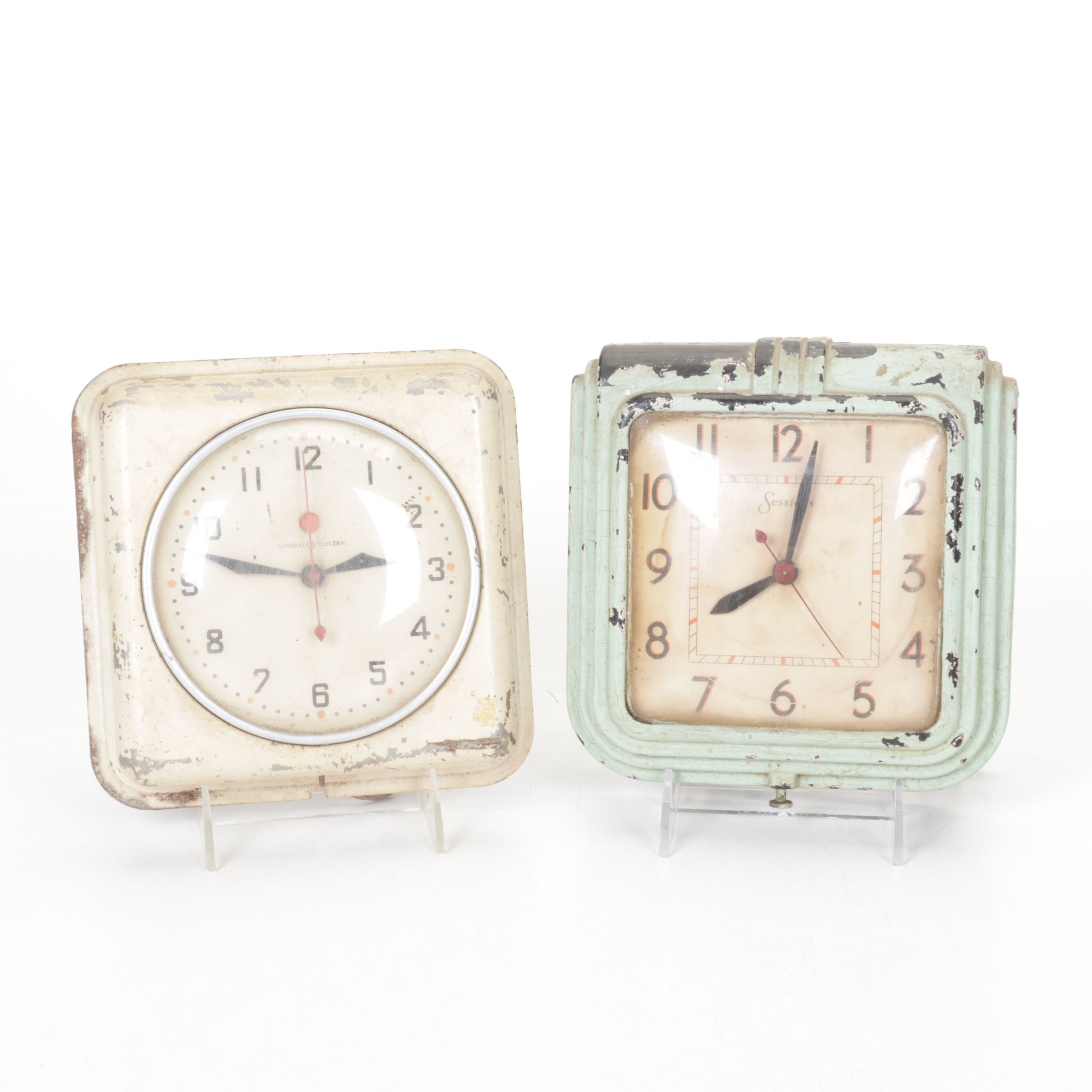 Vintage General Electric & Sessions Wall Clocks
