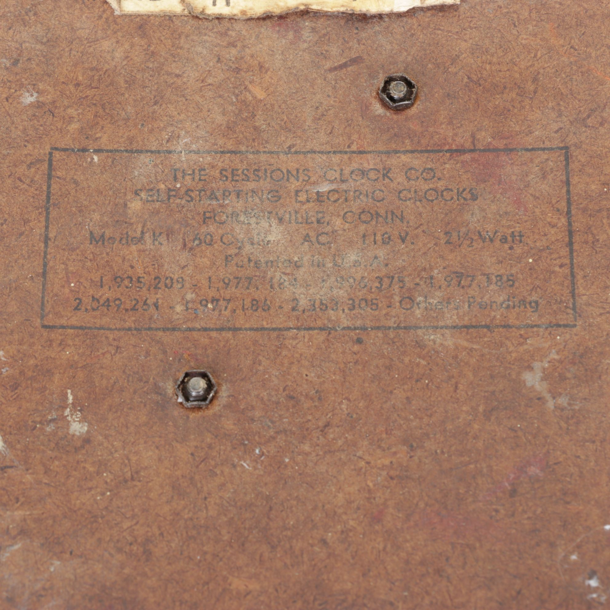 Vintage General Electric & Sessions Wall Clocks