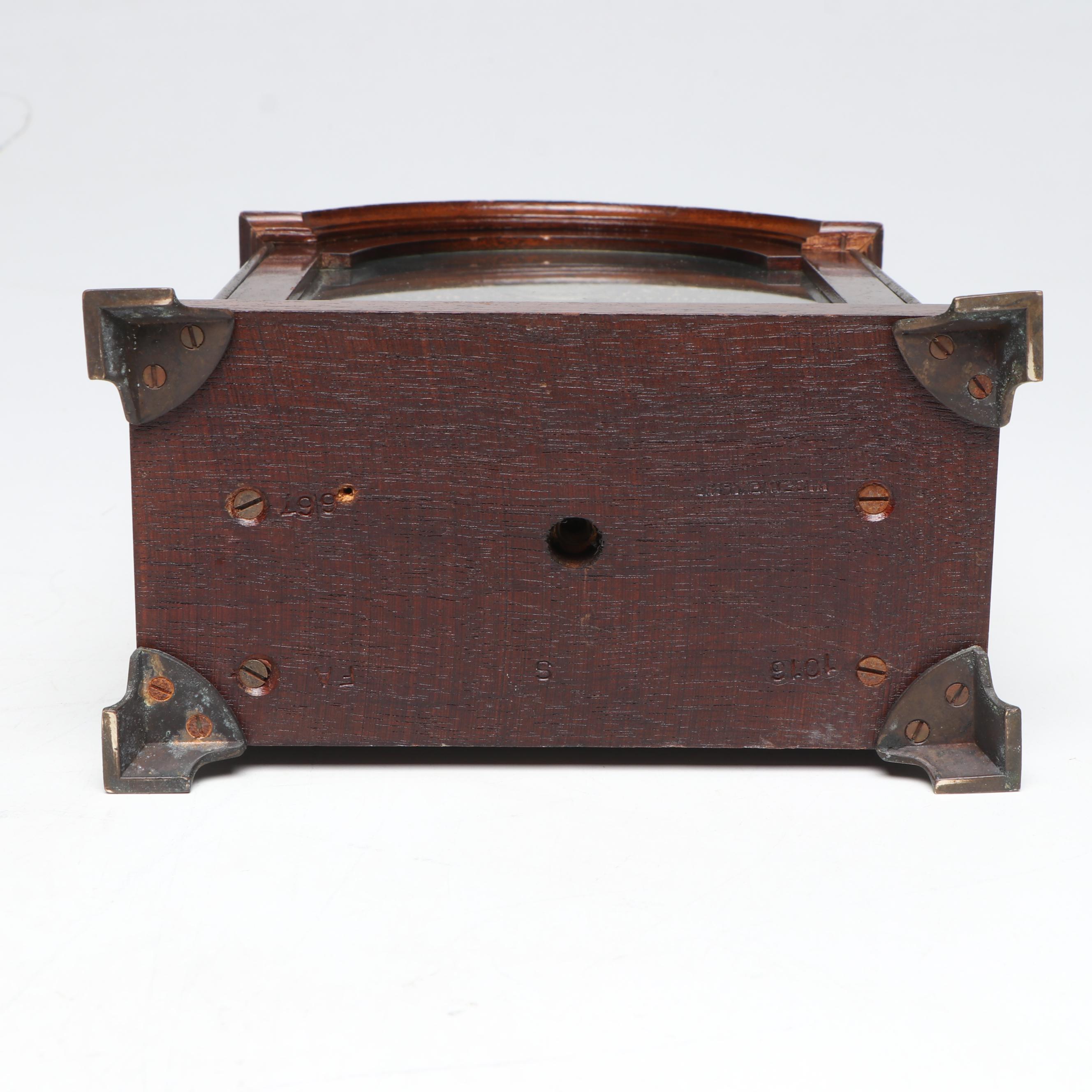 Elliott of London Victorian Wood and Brass Bracket Clock